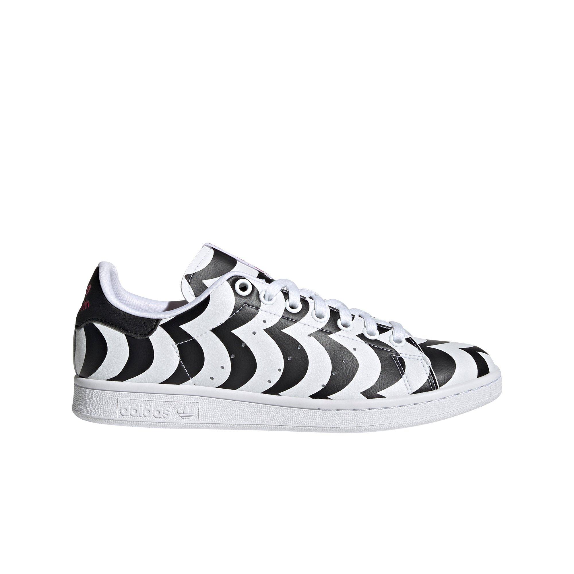 adidas Marimekko Stan Smith "White/Black/Pink" Shoe - BLACK/PINK Thumbnail View 1