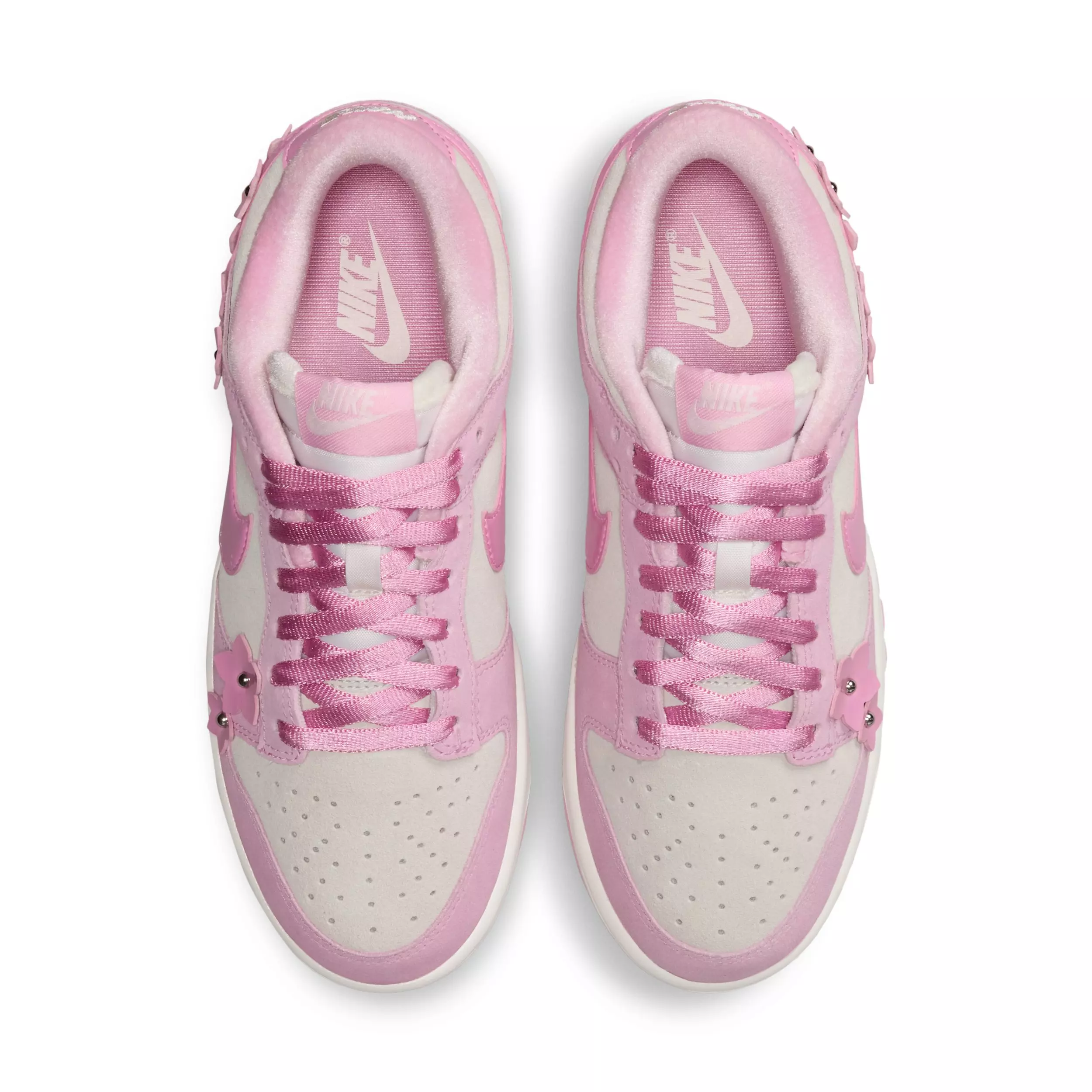 Nike Dunk Low SE Florette "Pink Foam/Sail/Pink Rise" Women's Shoe - PINK/SAIL/PINK