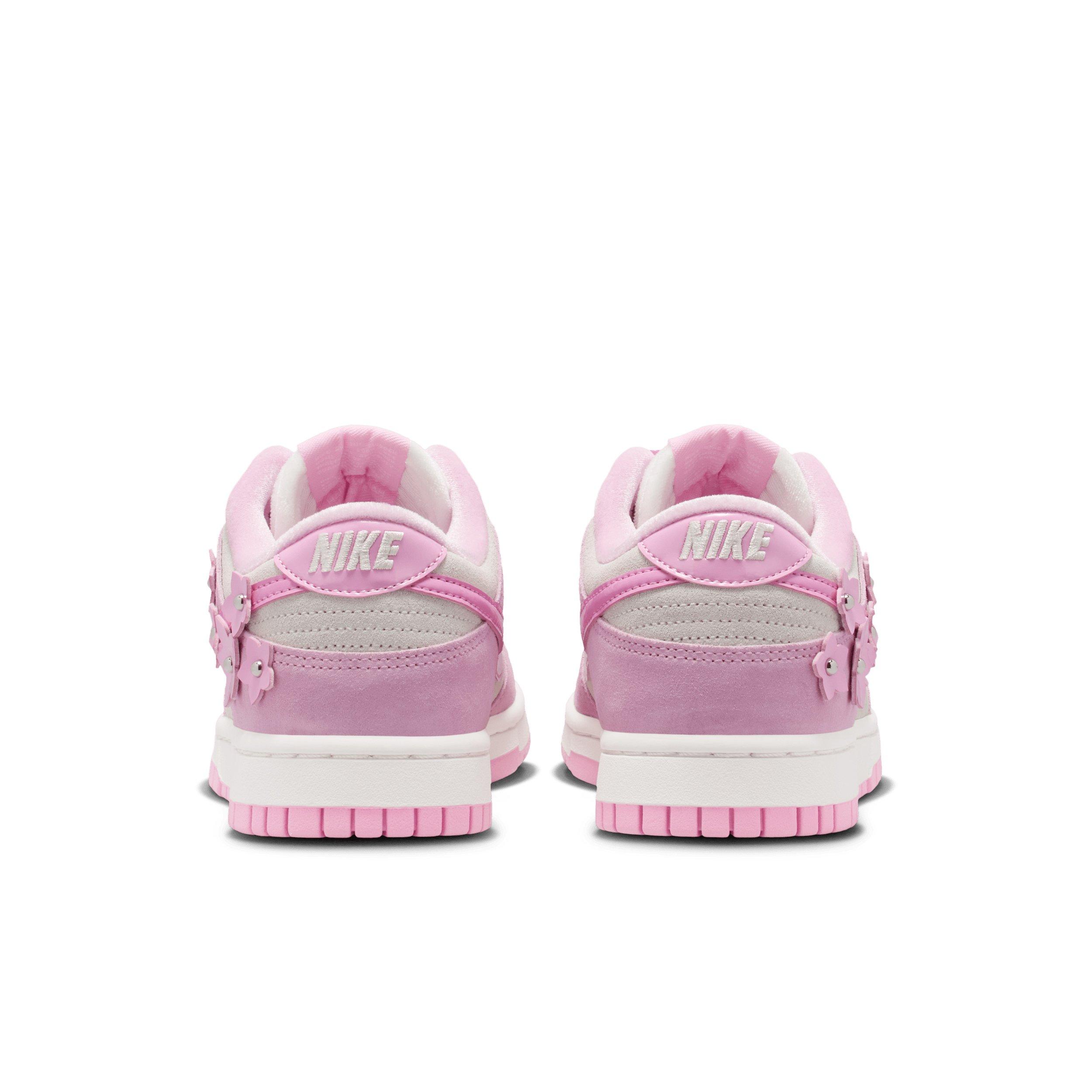 Nike Dunk Low SE Florette "Pink Foam/Sail/Pink Rise" Women's Shoe - PINK/SAIL/PINK Thumbnail View 5