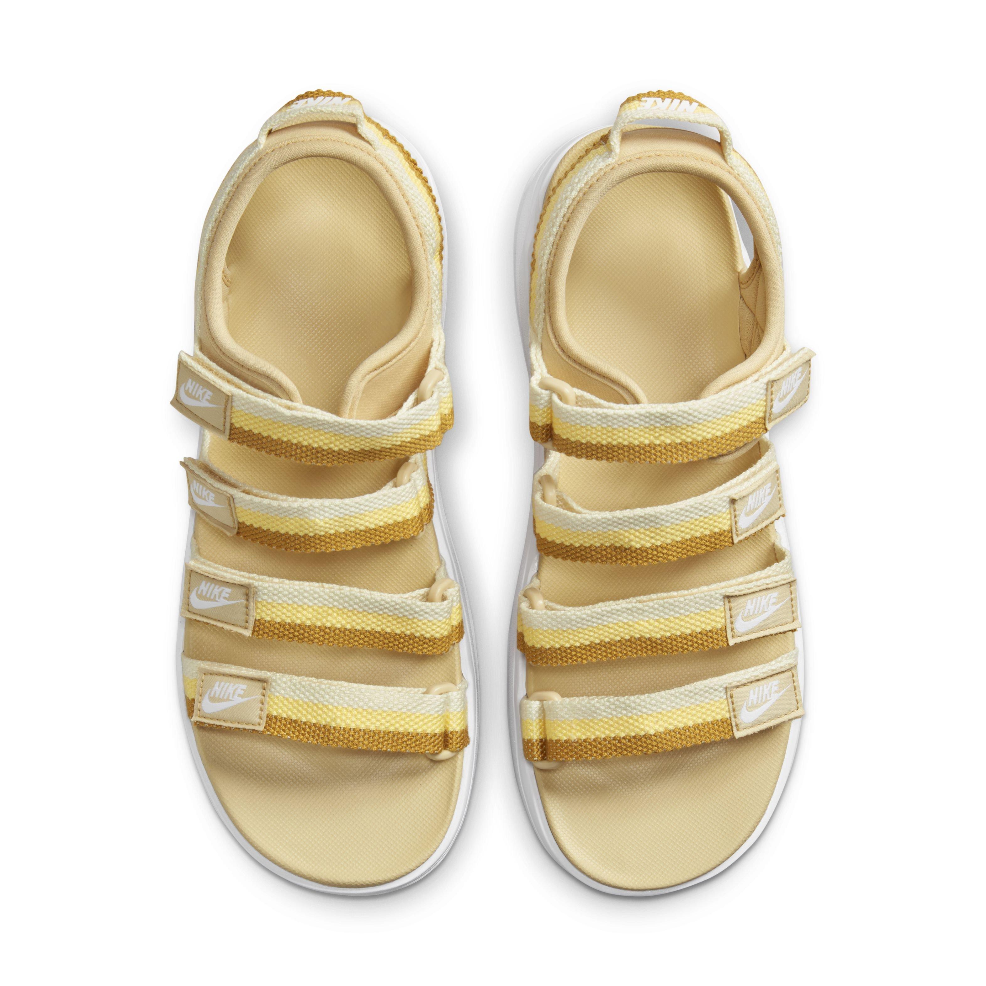 Gold hot sale nike sandals