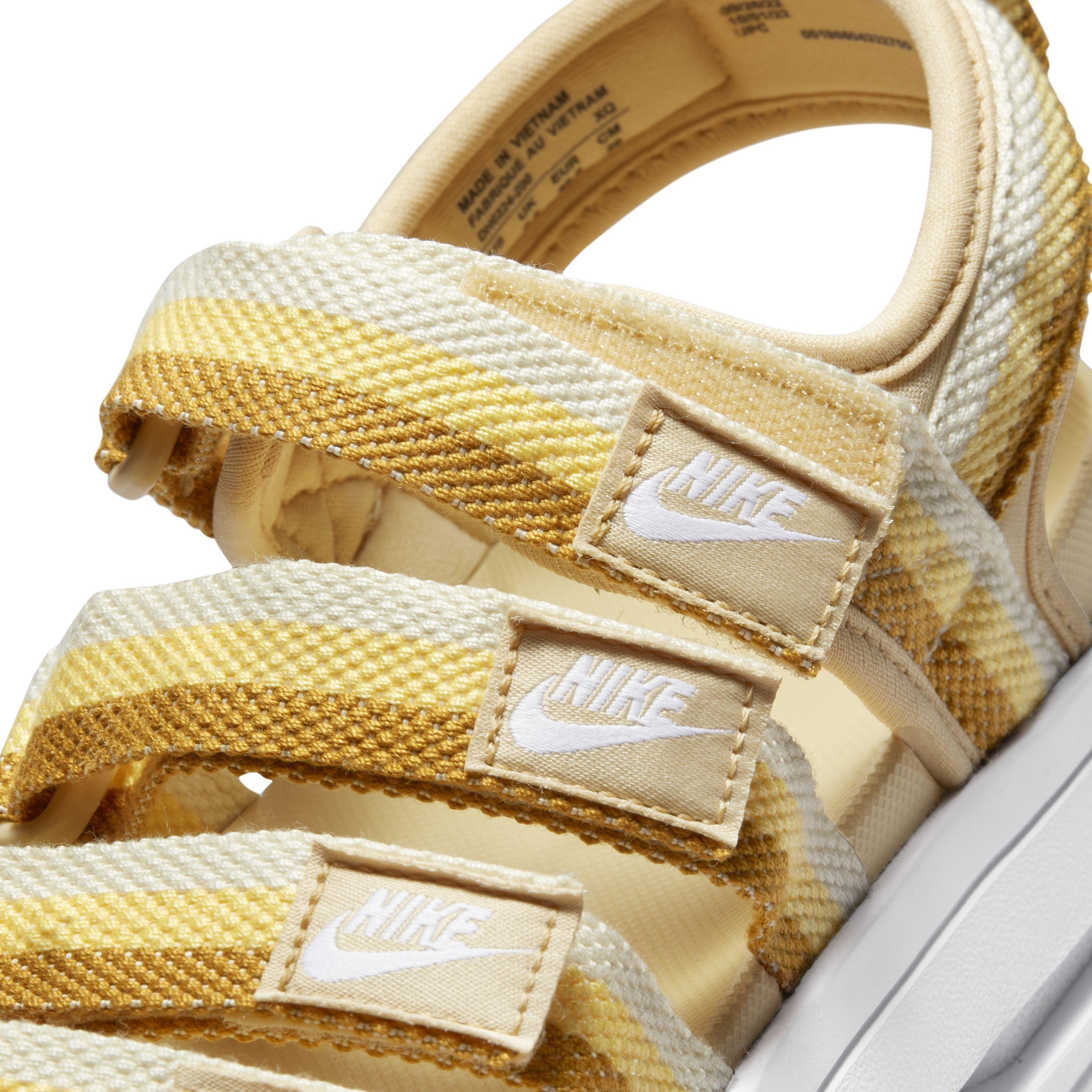 Gold on sale nike sandals