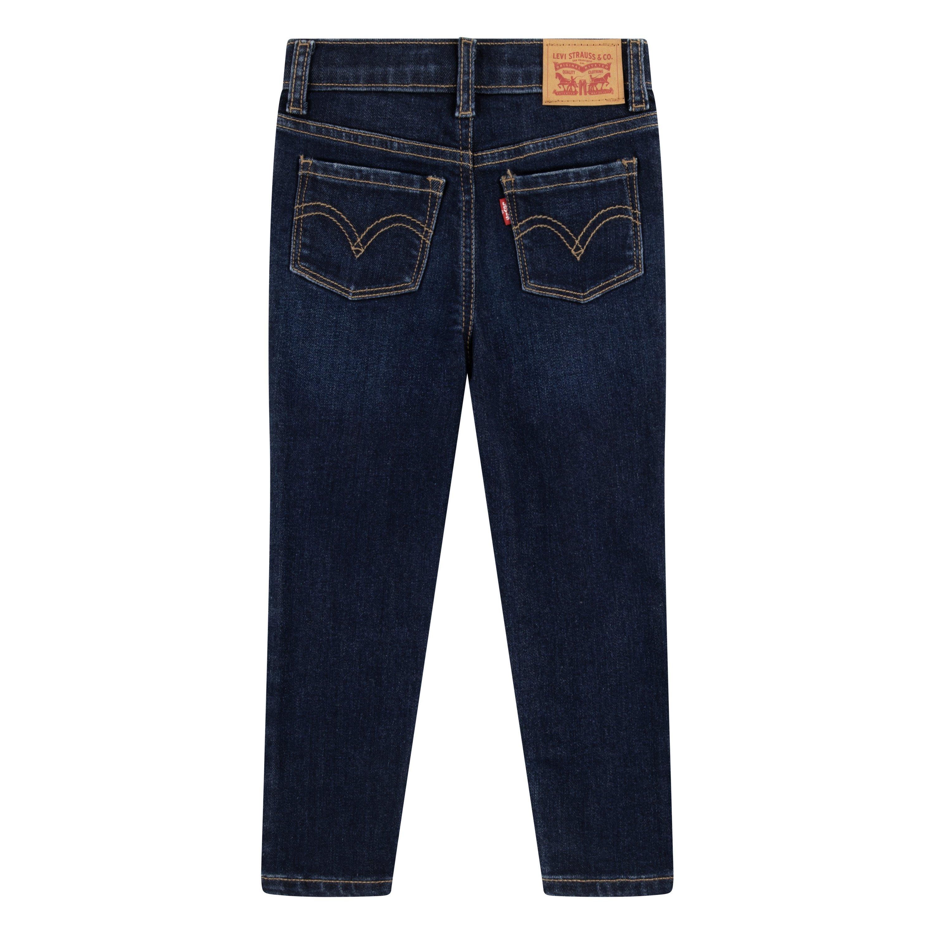 Levi's 720 High Rise Super Skinny Dk Wash Toddler Girls' Dk Blue Denim Jeans - DK BLUE Thumbnail View 2