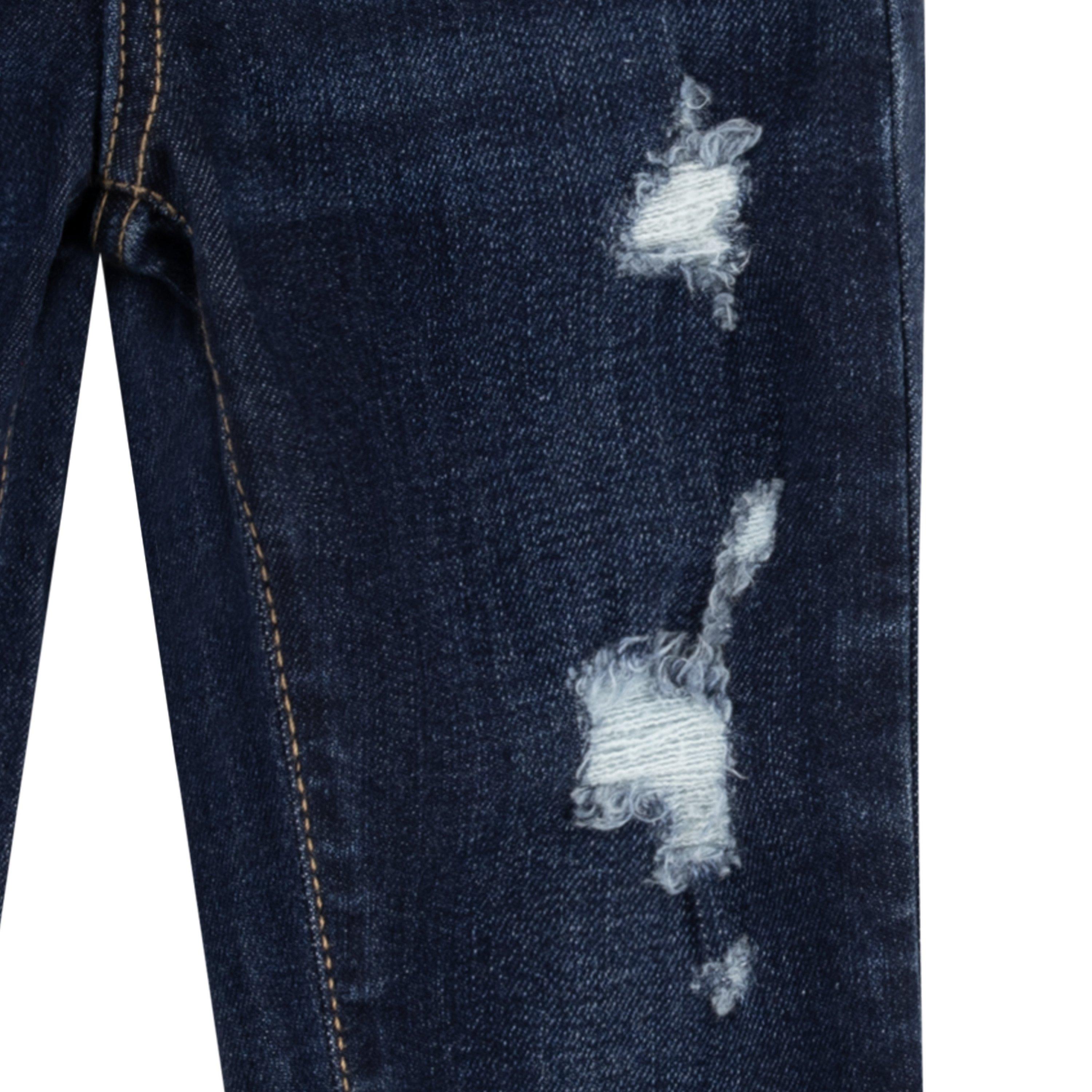 Levi's Toddler Girls' 720 High Rise Super Skinny Dk Wash Dk Blue Denim Jeans - DK BLUE Thumbnail View 5