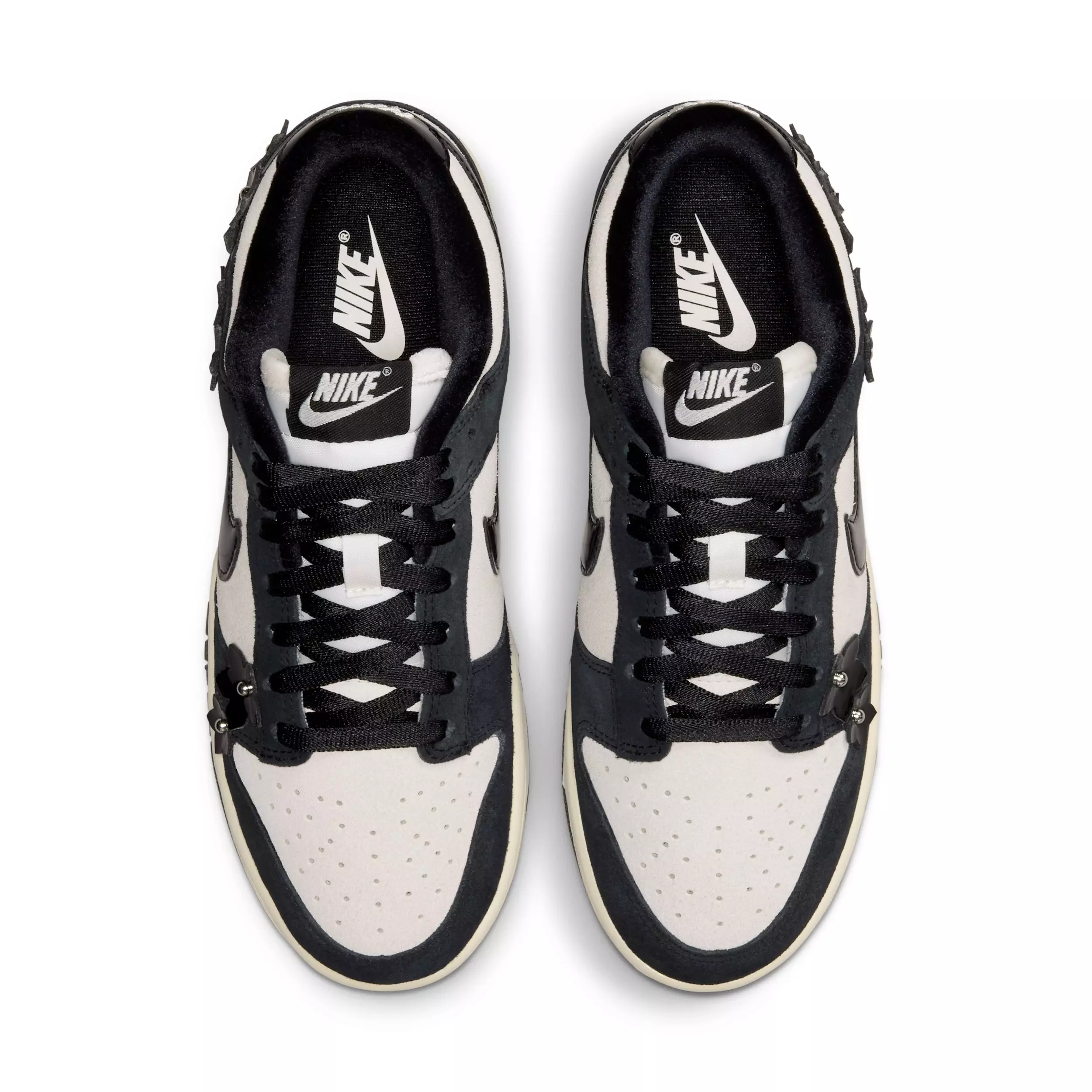 Nike Nike Dunk Low SE Florette "Black/Sail/Black" Women's Shoe - BLACK/SAIL/BLACK
