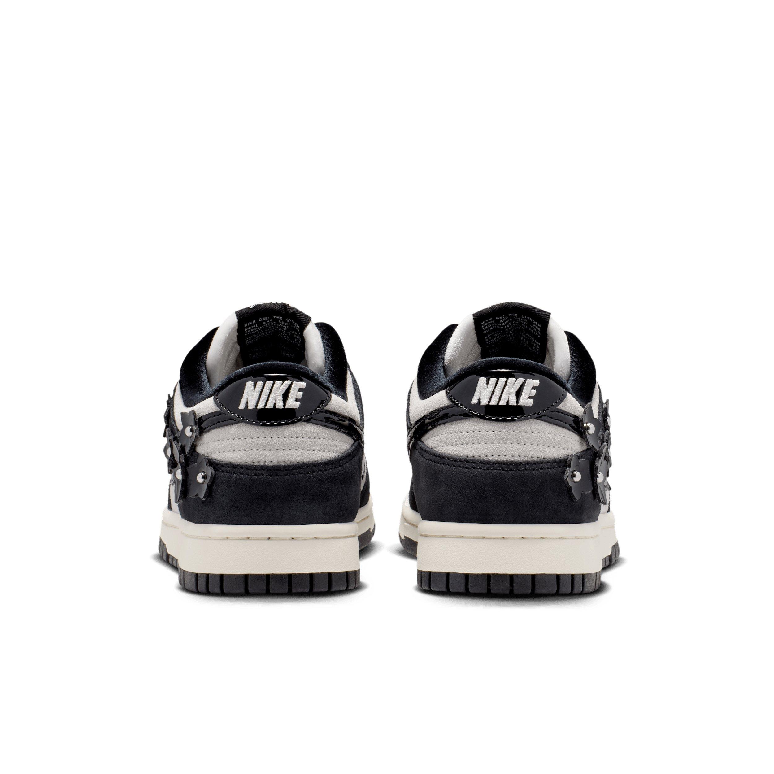 Nike Nike Dunk Low SE Florette "Black/Sail/Black" Women's Shoe - BLACK/SAIL/BLACK Thumbnail View 5