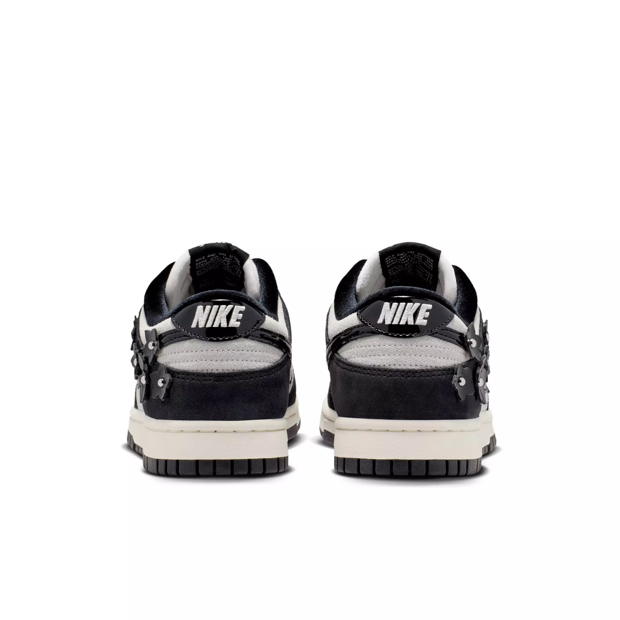 Nike Nike Dunk Low SE Florette "Black/Sail/Black" Women's Shoe - BLACK/SAIL/BLACK