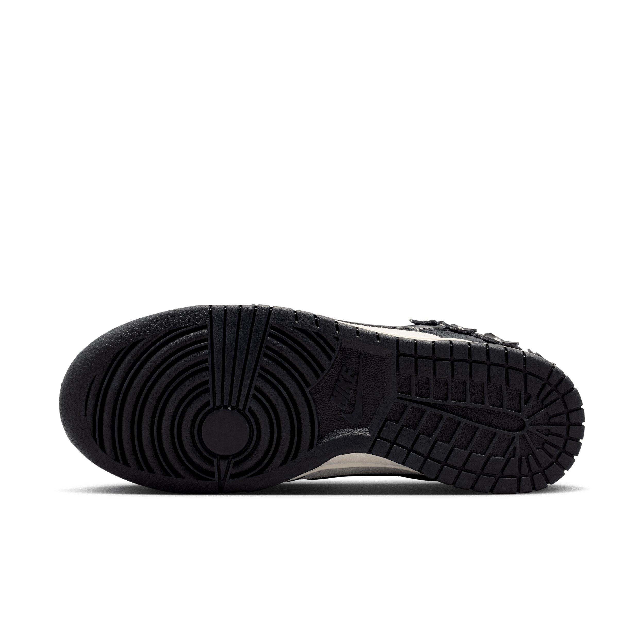 Nike Nike Dunk Low SE Florette "Black/Sail/Black" Women's Shoe - BLACK/SAIL/BLACK Thumbnail View 6