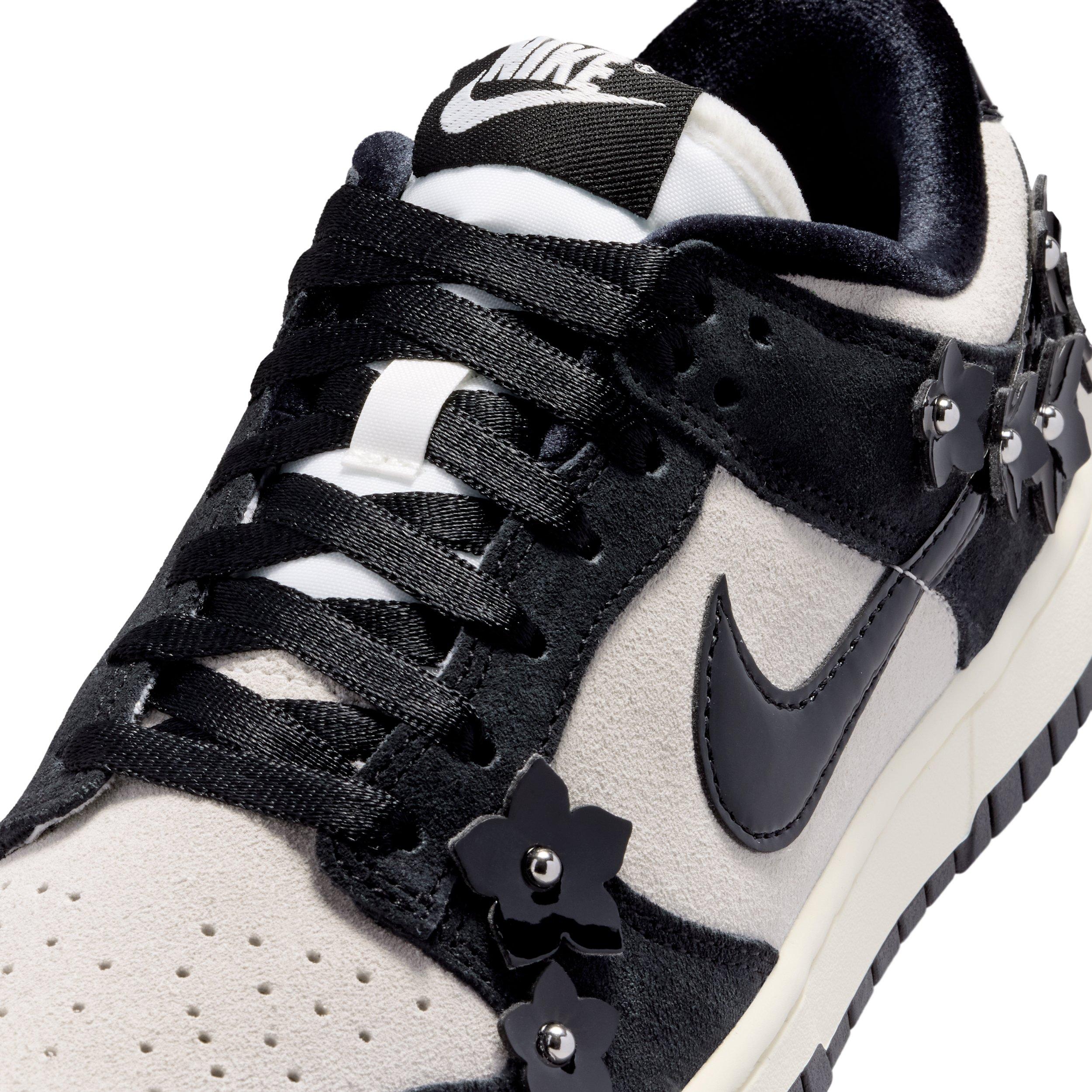 Nike Nike Dunk Low SE Florette "Black/Sail/Black" Women's Shoe - BLACK/SAIL/BLACK Thumbnail View 7