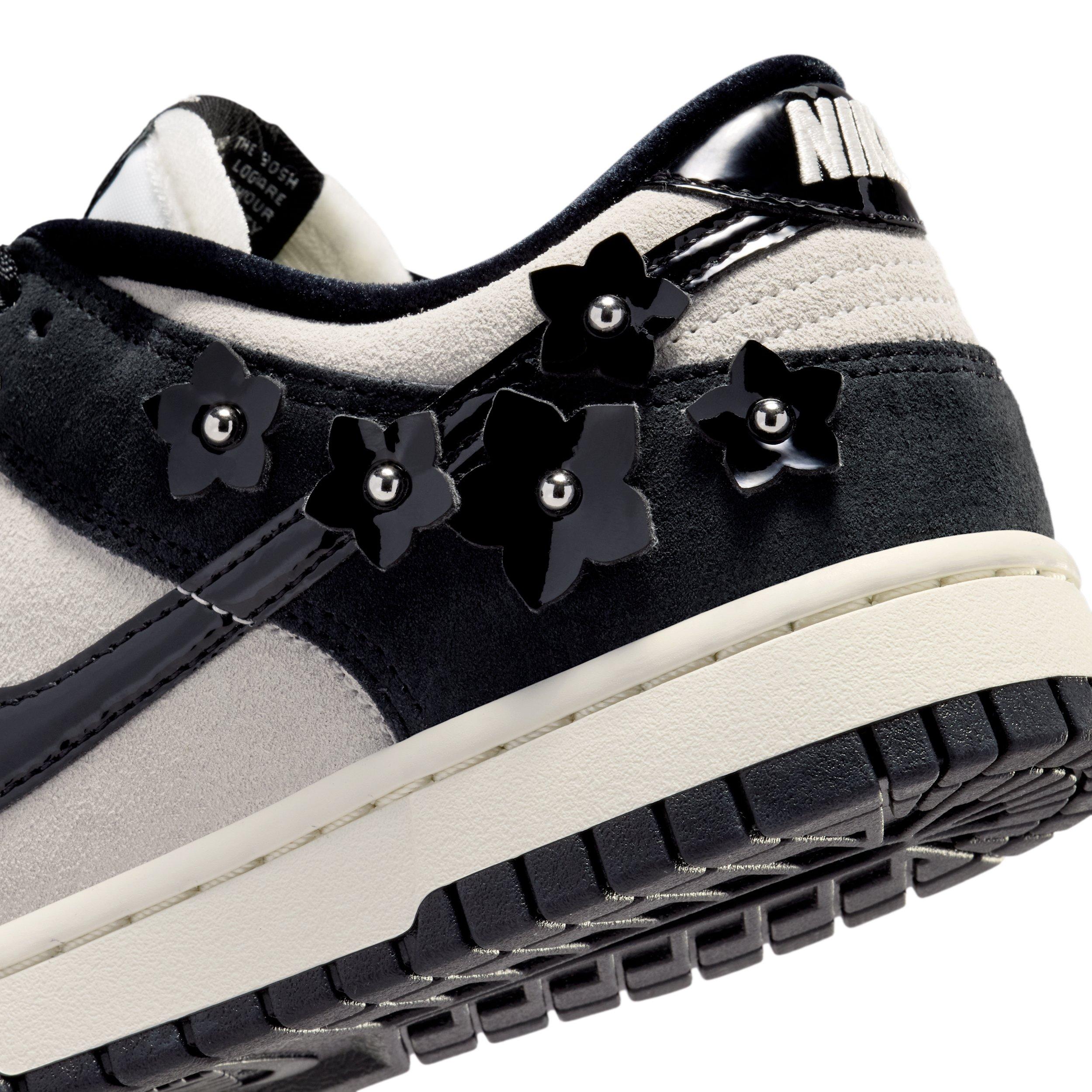Nike Nike Dunk Low SE Florette "Black/Sail/Black" Women's Shoe - BLACK/SAIL/BLACK Thumbnail View 8