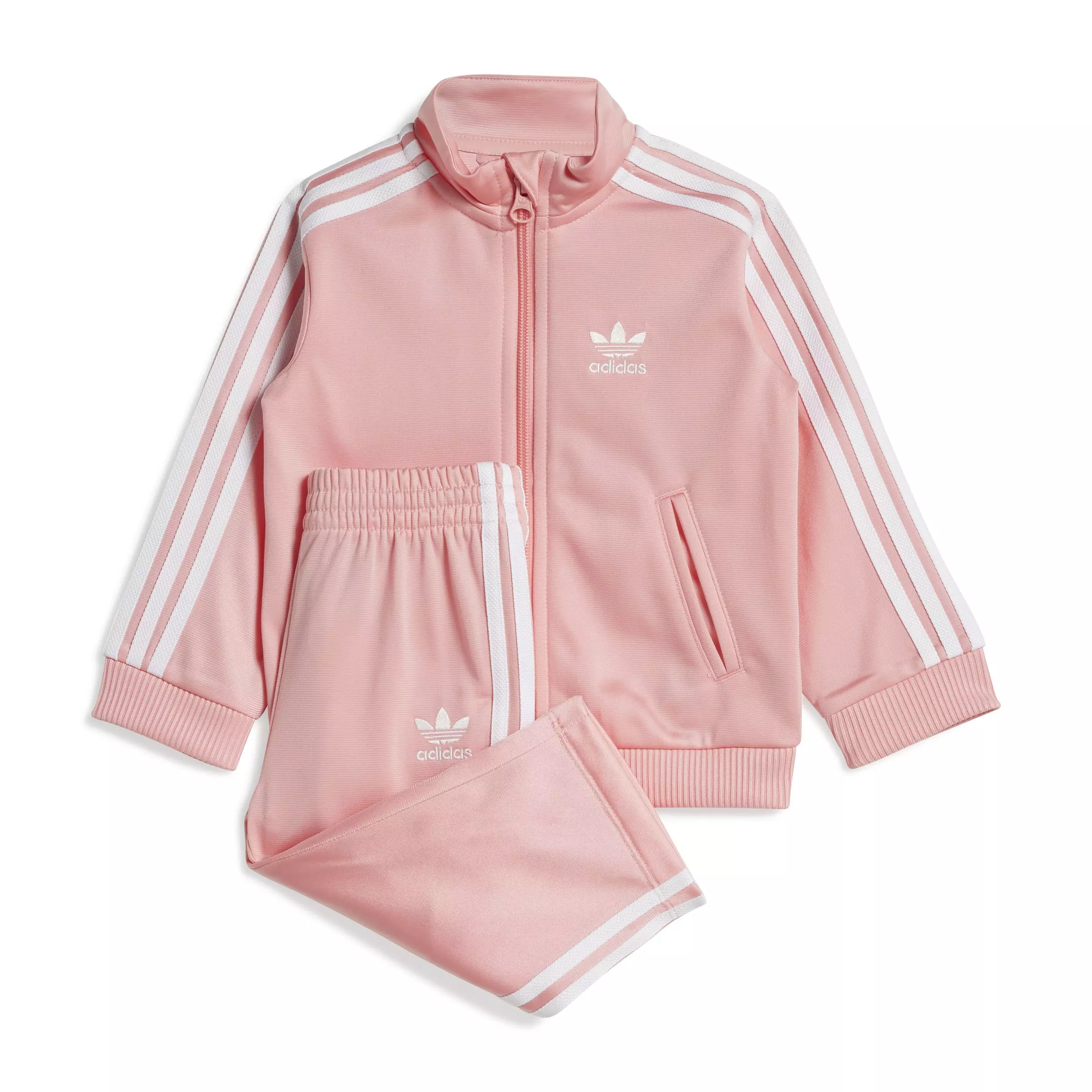 adidas Originals Infant Boys' Adicolor Firebird Track Suit -Pink - PINK