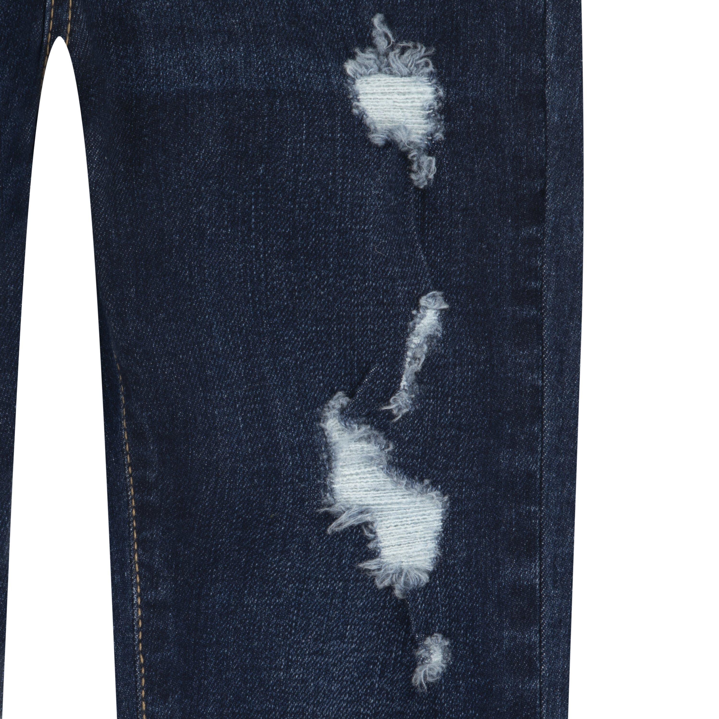 Levi's Little Girls' 720 High Rise Super Skinny Dk Wash Dk Blue Denim Jeans - DK BLUE Thumbnail View 5