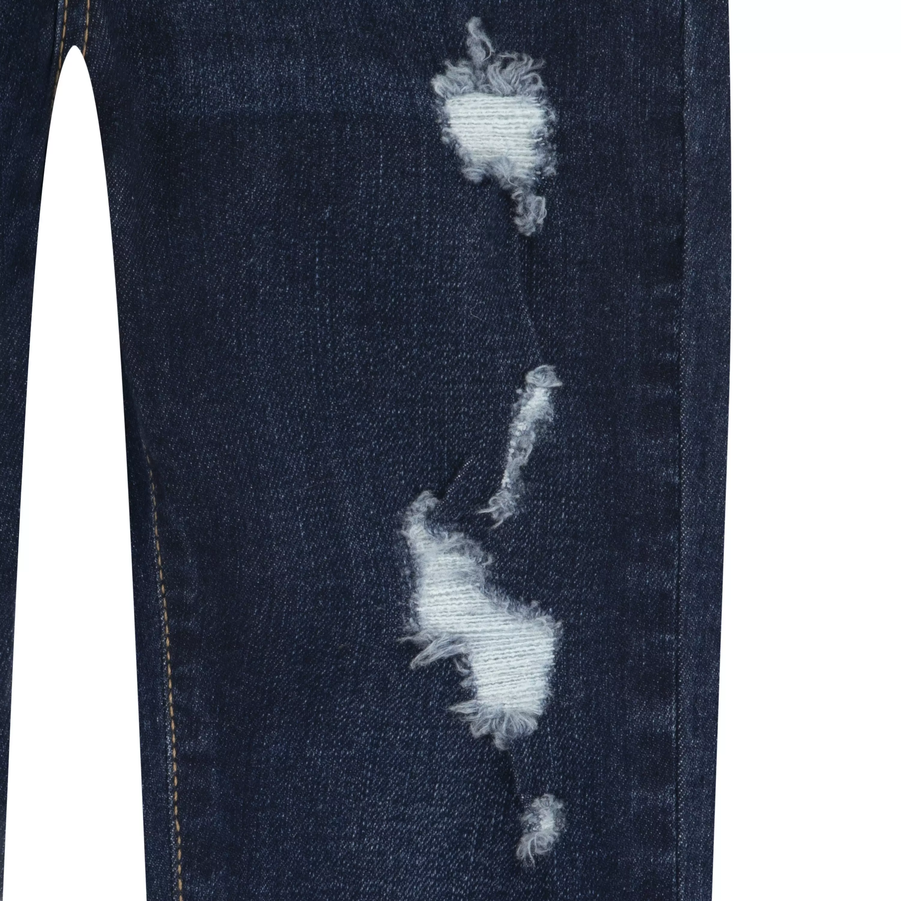 Levi's Little Girls' 720 High Rise Super Skinny Dk Wash Dk Blue Denim Jeans - DK BLUE