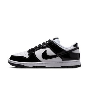 Nike Dunk Low SE "White/White/Metallic Silver/Black" Women's Shoe