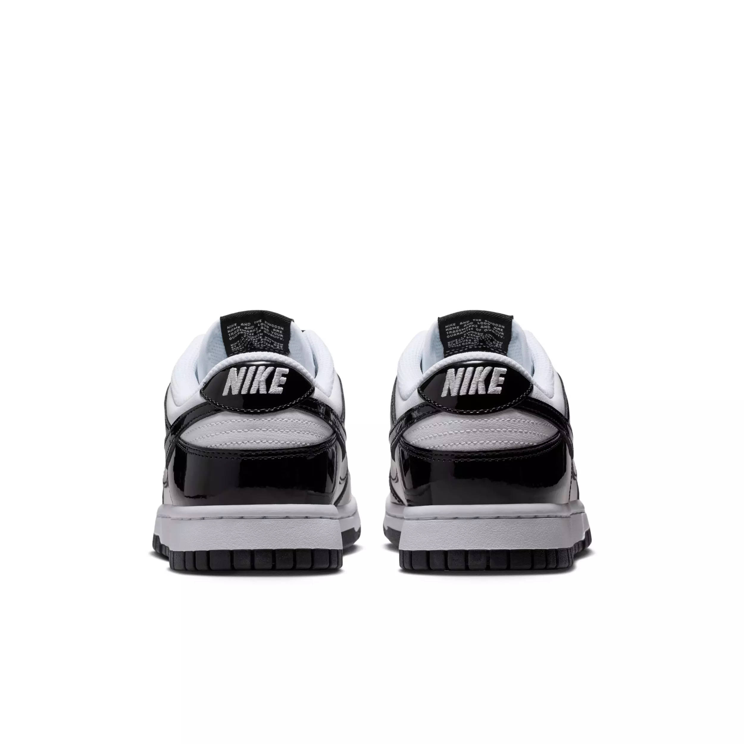 Nike Dunk Low SE "White/White/Metallic Silver/Black" Women's Shoe - WHITE/WHITE/SILVER/BLACK