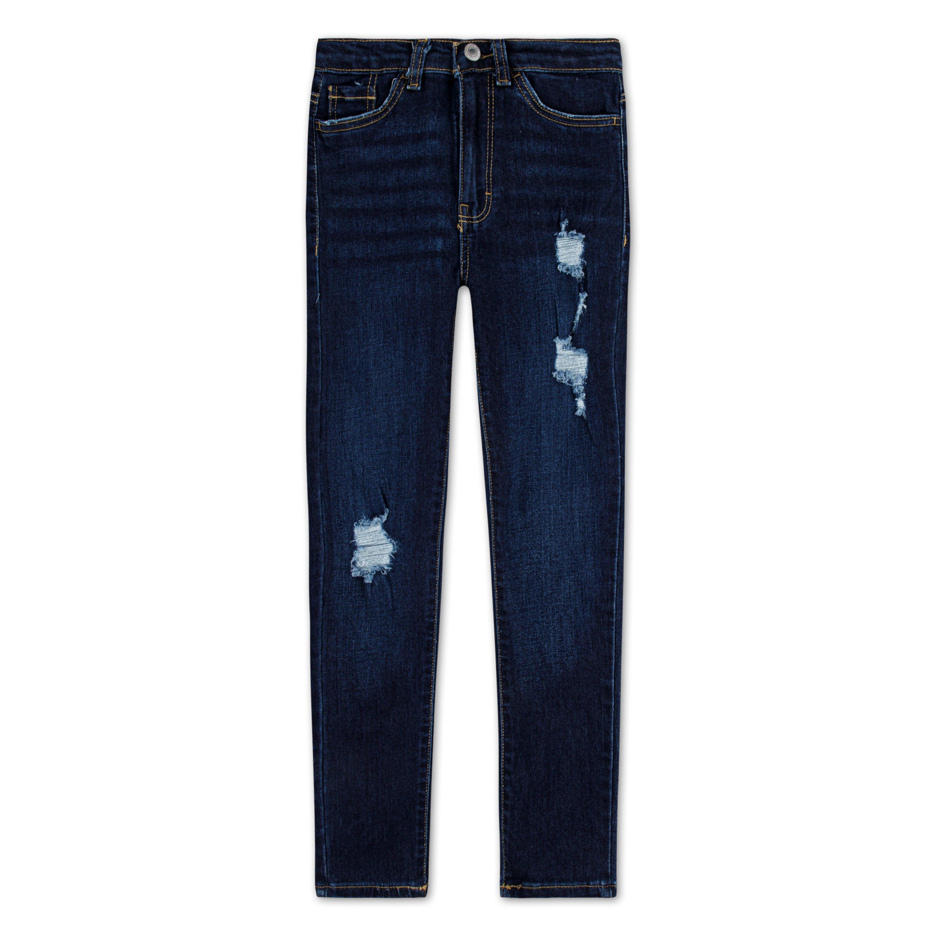 Levi's Big Girls' 720 High Rise Super Skinny Dk Wash Dk Blue Denim Jeans - DK BLUE Thumbnail View 7