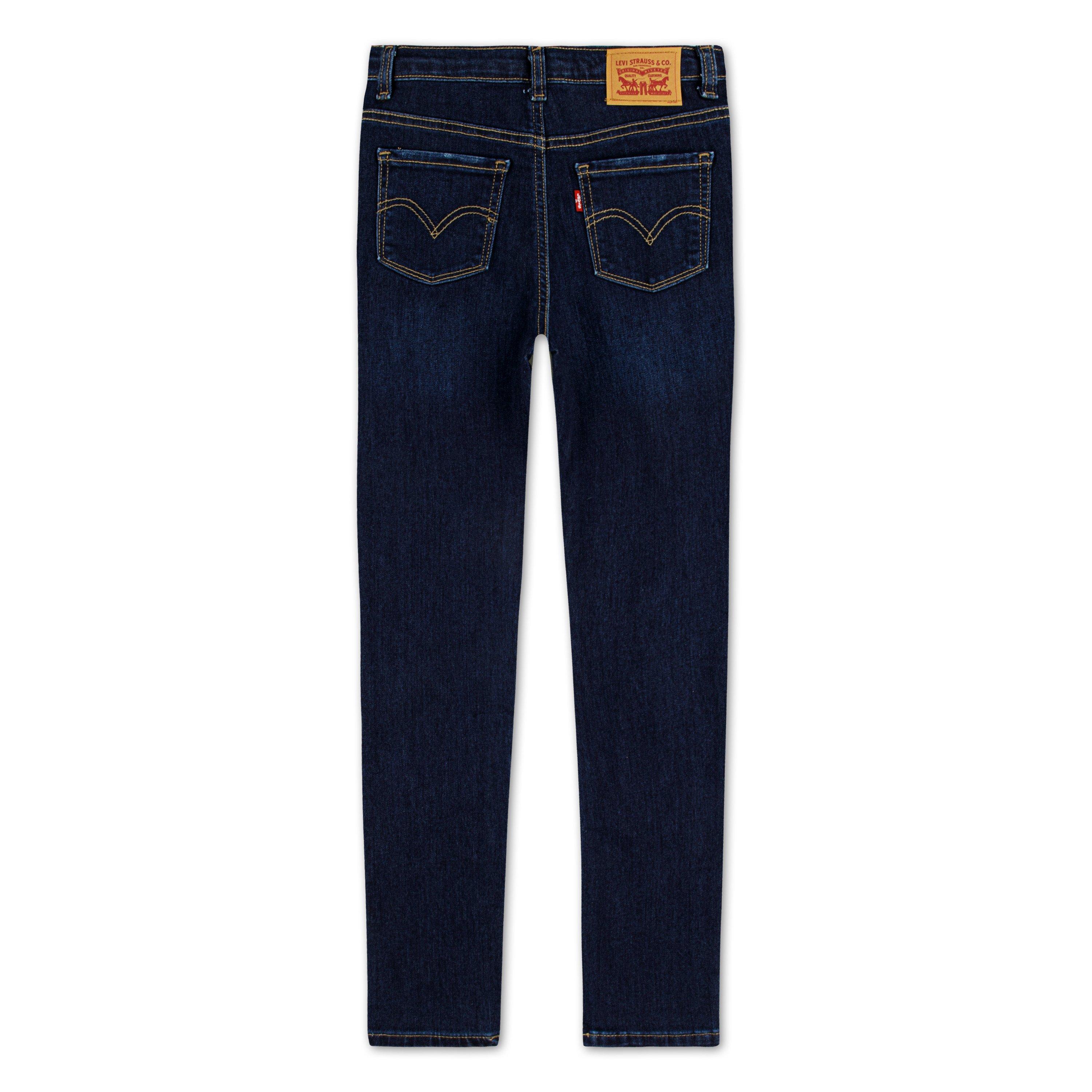 Levi's Big Girls' 720 High Rise Super Skinny Dk Wash Dk Blue Denim Jeans - DK BLUE Thumbnail View 8