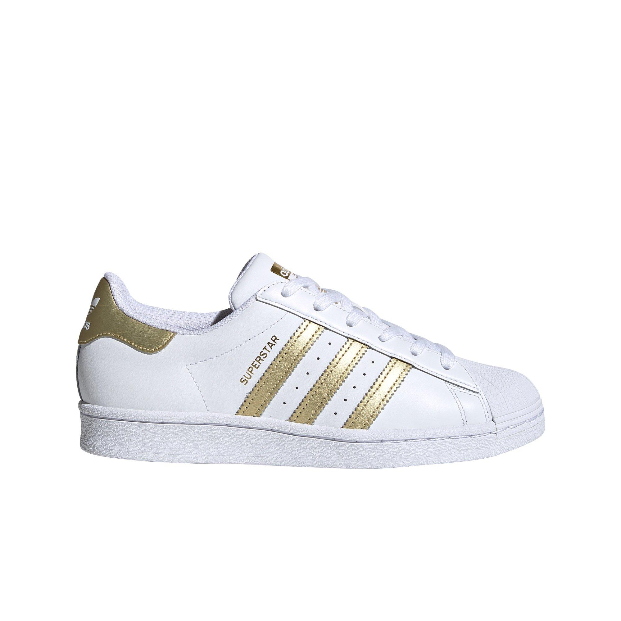 adidas Originals Superstar "White/Gold" Women's Shoe - WHITE/GOLD Thumbnail View 1