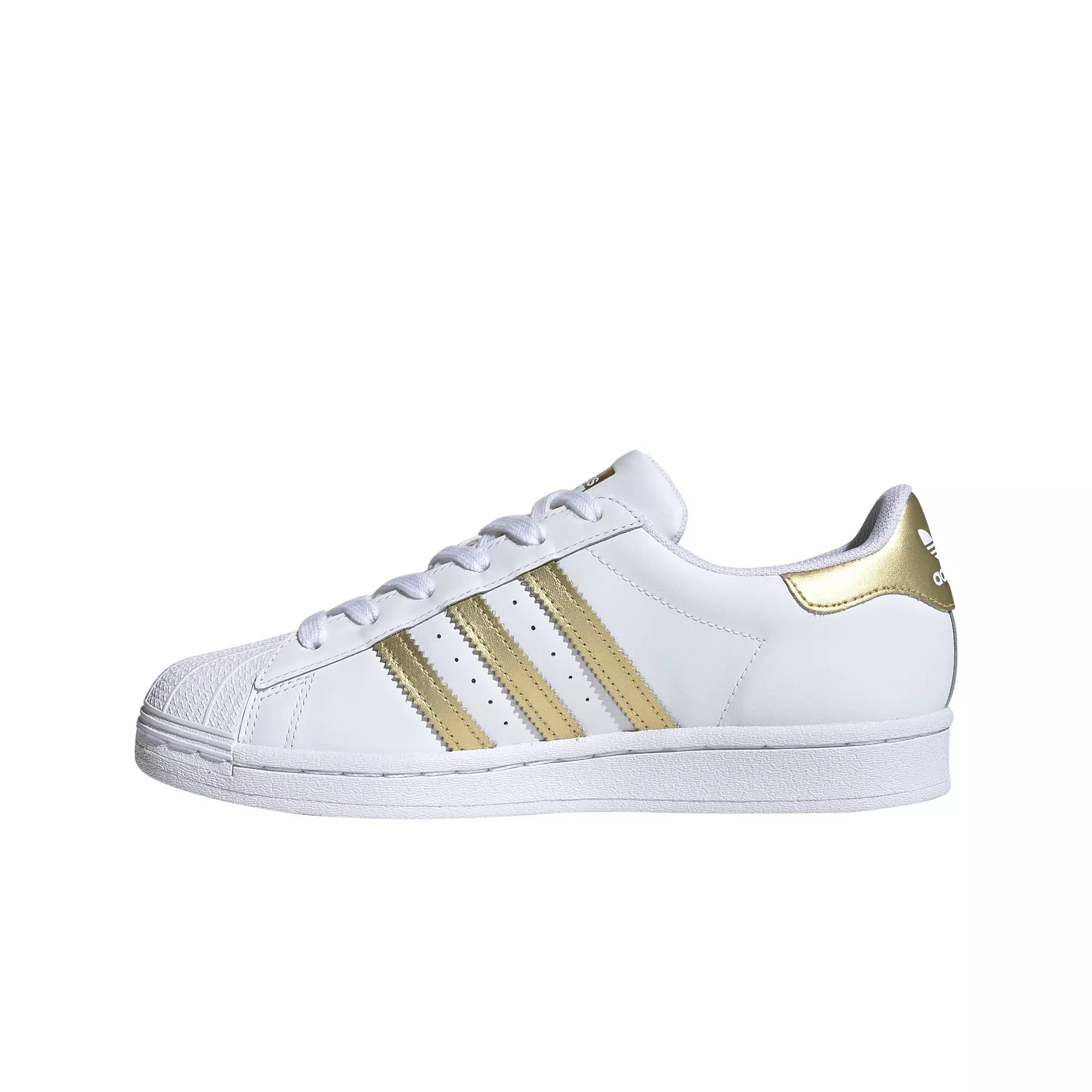 adidas Originals Superstar "White/Gold" Women's Shoe - WHITE/GOLD