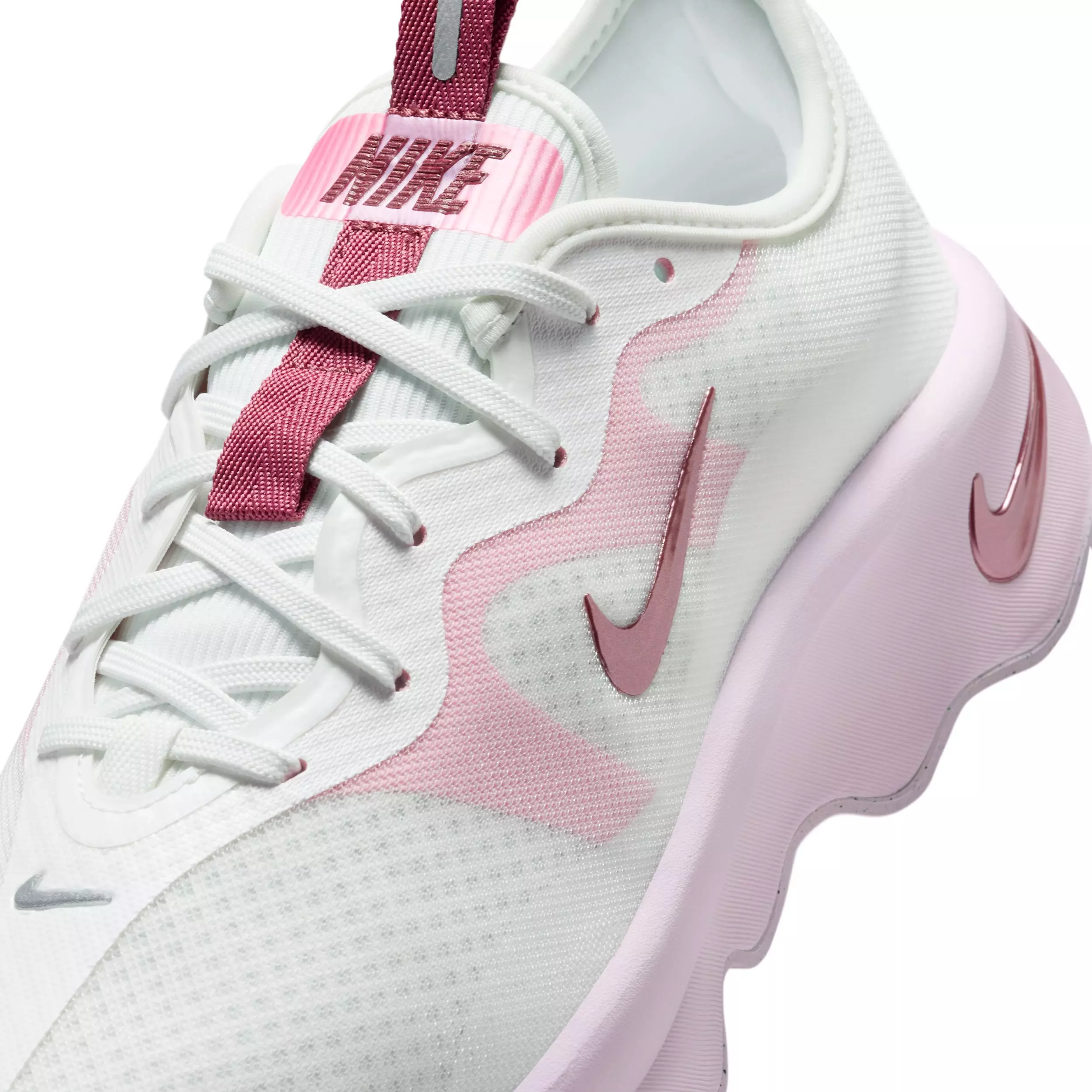 Nike Motiva 2 "Summit White/Bleached Lilac/Pink Rise/Pink Smoke" Women's Walking Shoe - WHITE/LILAC/PINK/PINK