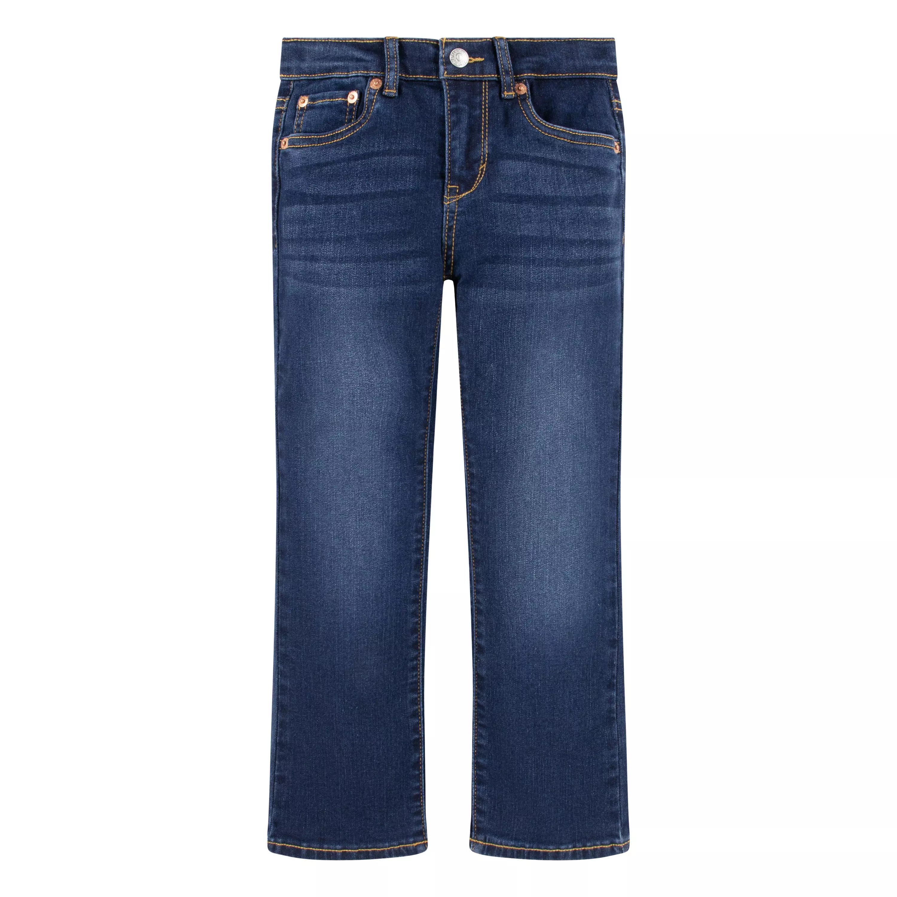 Levi's Little Girls' Classic Bootcut Navy Wash Denim Jeans - NAVY