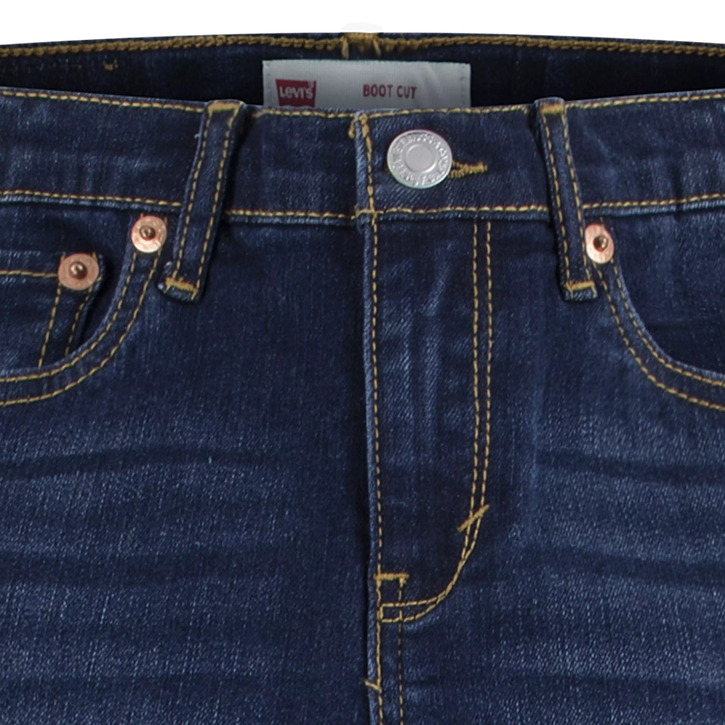 Levi's Big Girls' Classic Bootcut Navy Wash Denim Jeans - NAVY