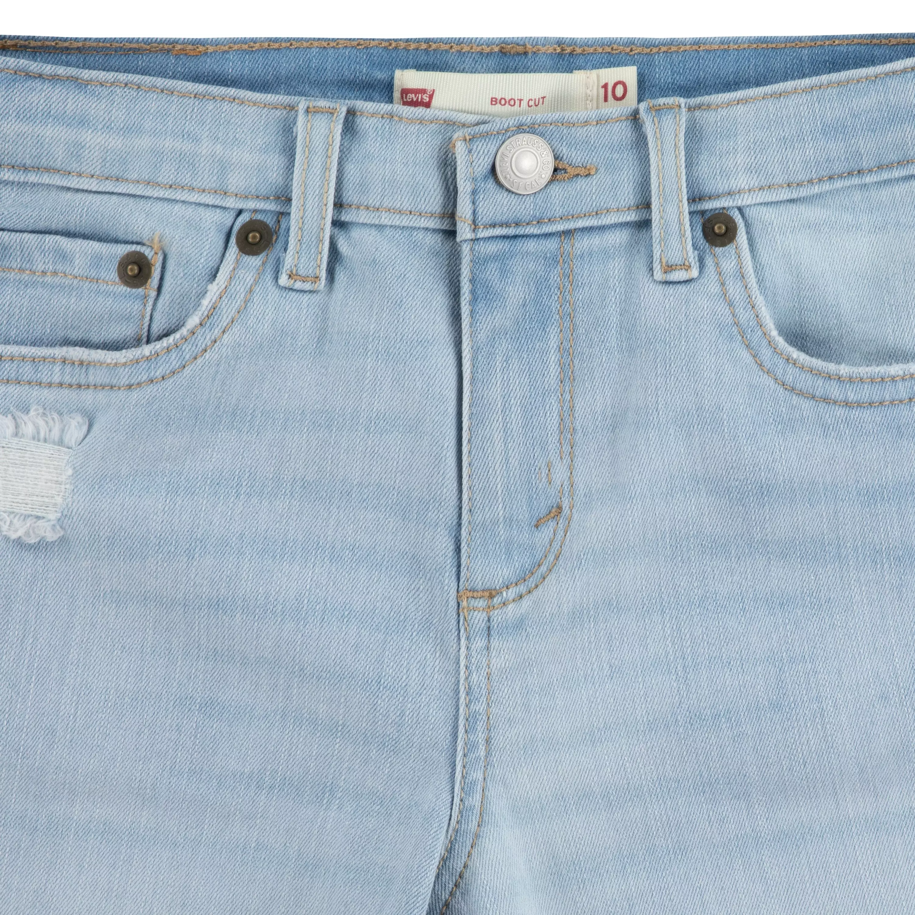 Levi's Big Girls' Classic Bootcut Light Blue Wash Denim Jeans - LIGHT BLUE