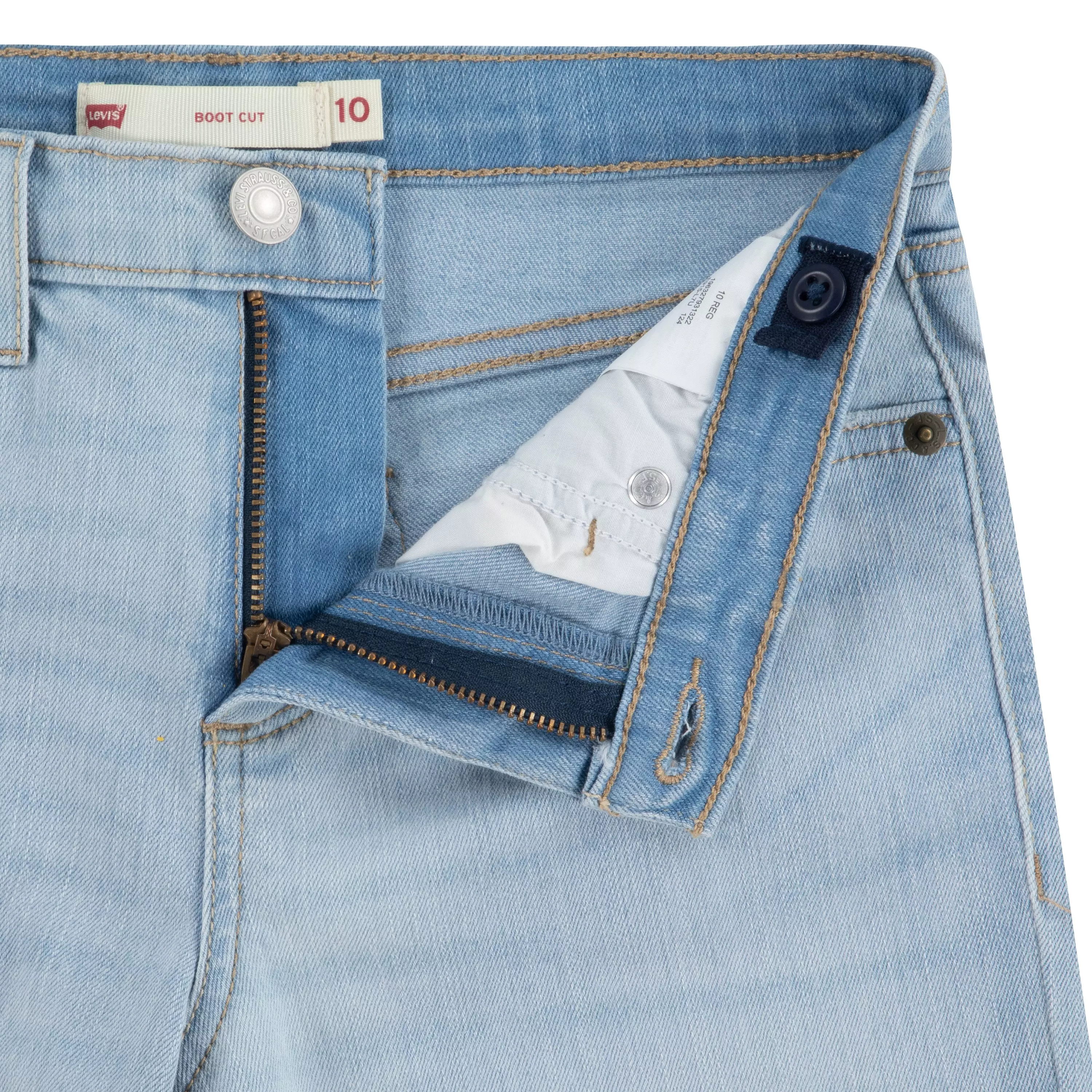 Levi's Big Girls' Classic Bootcut Light Blue Wash Denim Jeans - LIGHT BLUE