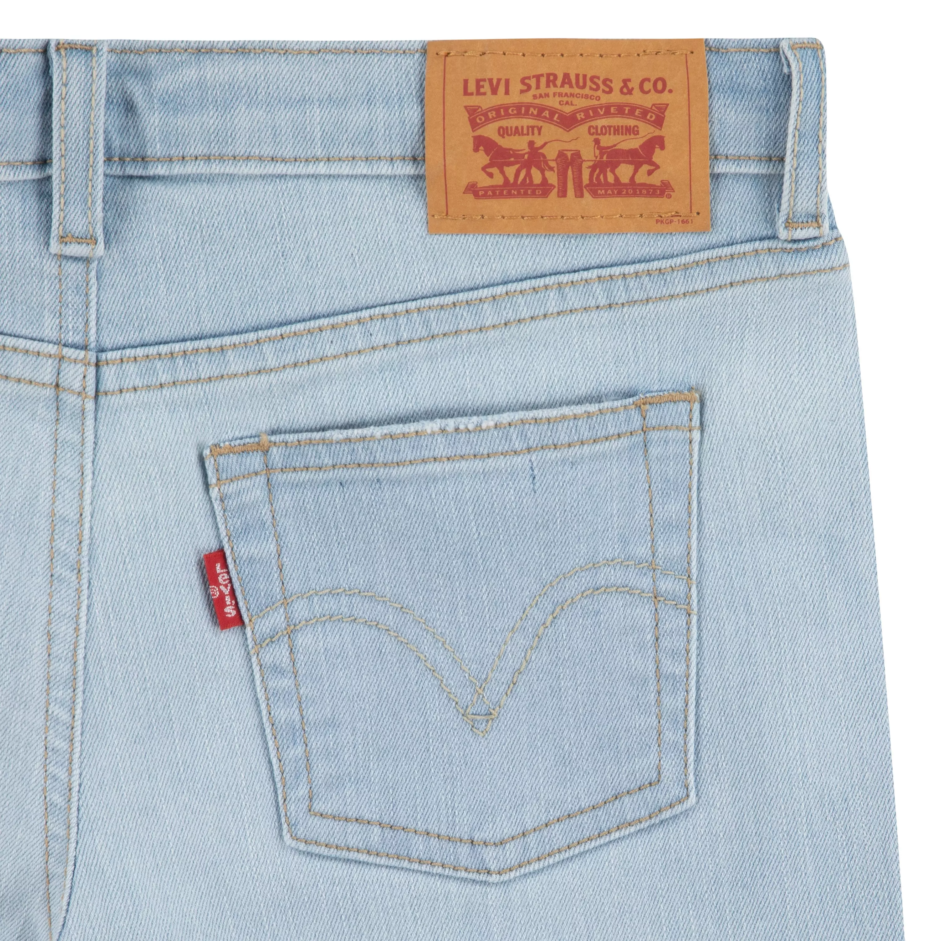 Levi's Big Girls' Classic Bootcut Light Blue Wash Denim Jeans - LIGHT BLUE