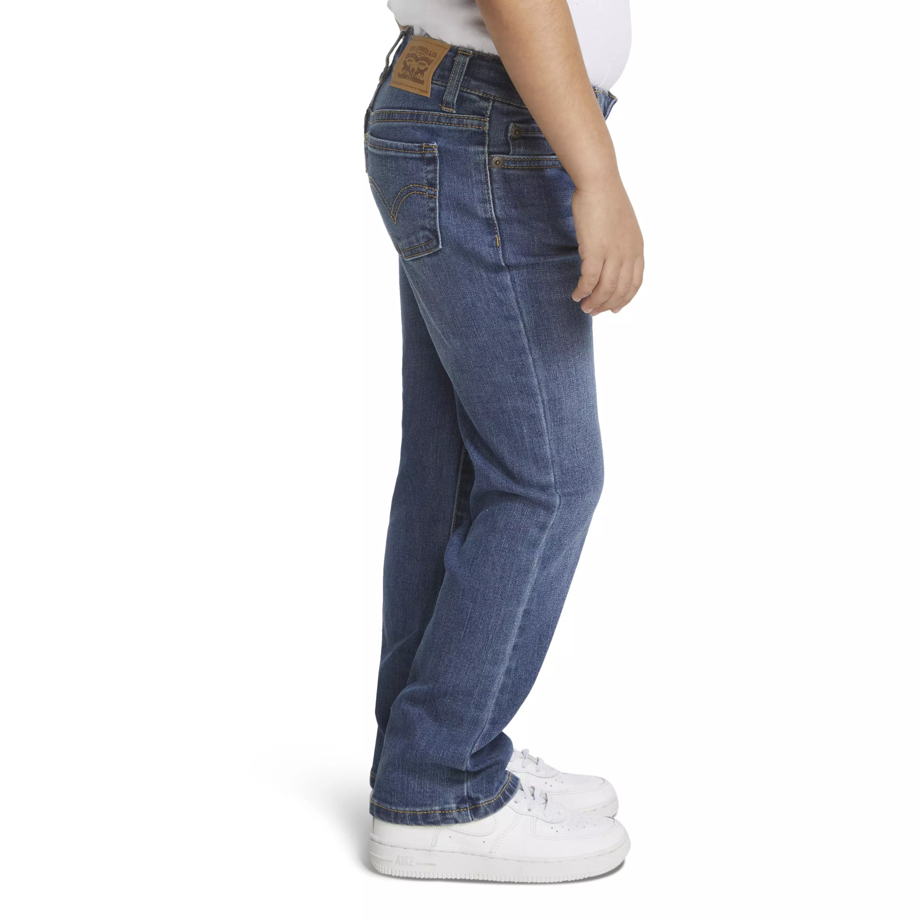 Levi's Little Girls' Classic Bootcut Blue Wash Denim Jeans - DARK BLUE