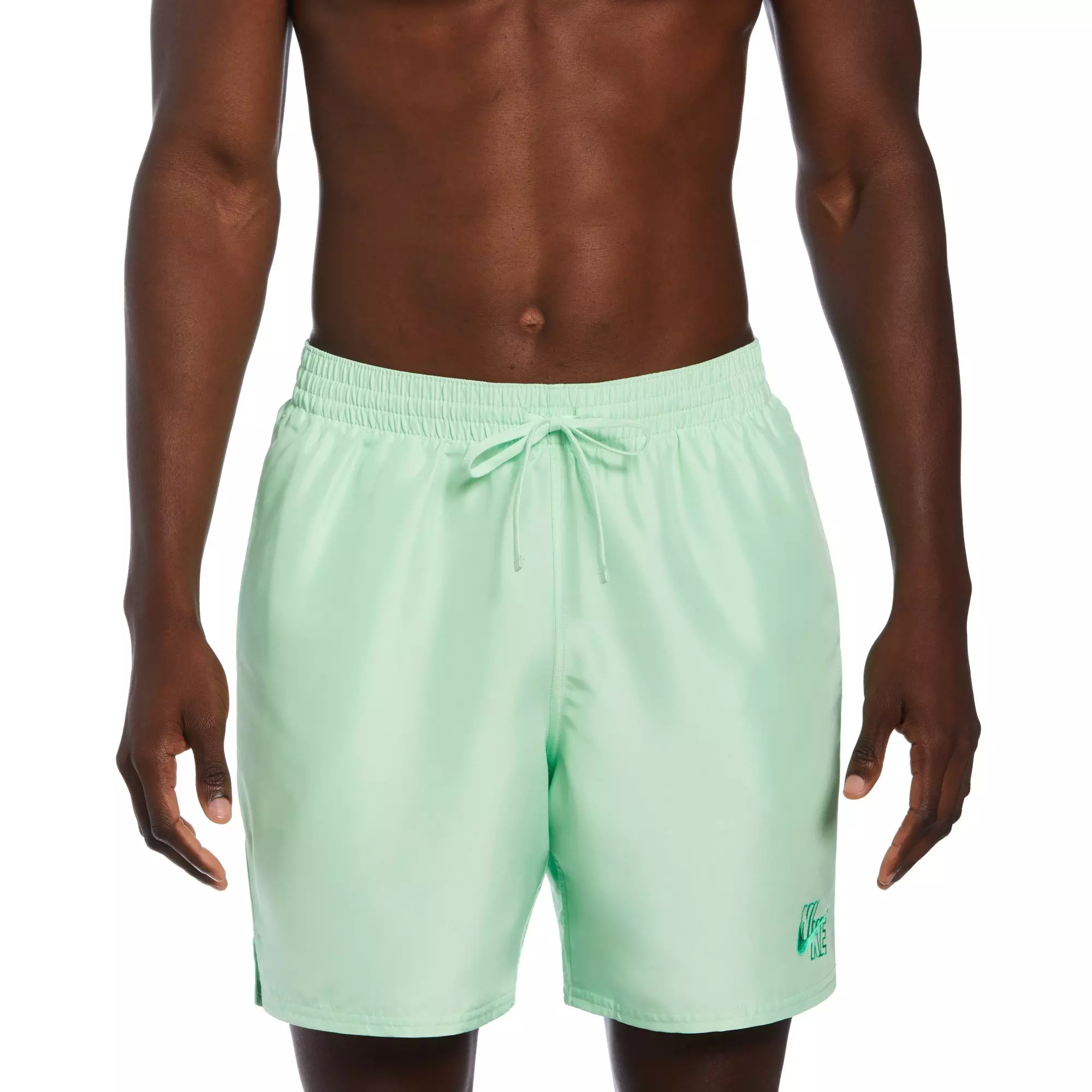 Nike Men's Swim Essential 7" Volley Swim Shorts - GREEN