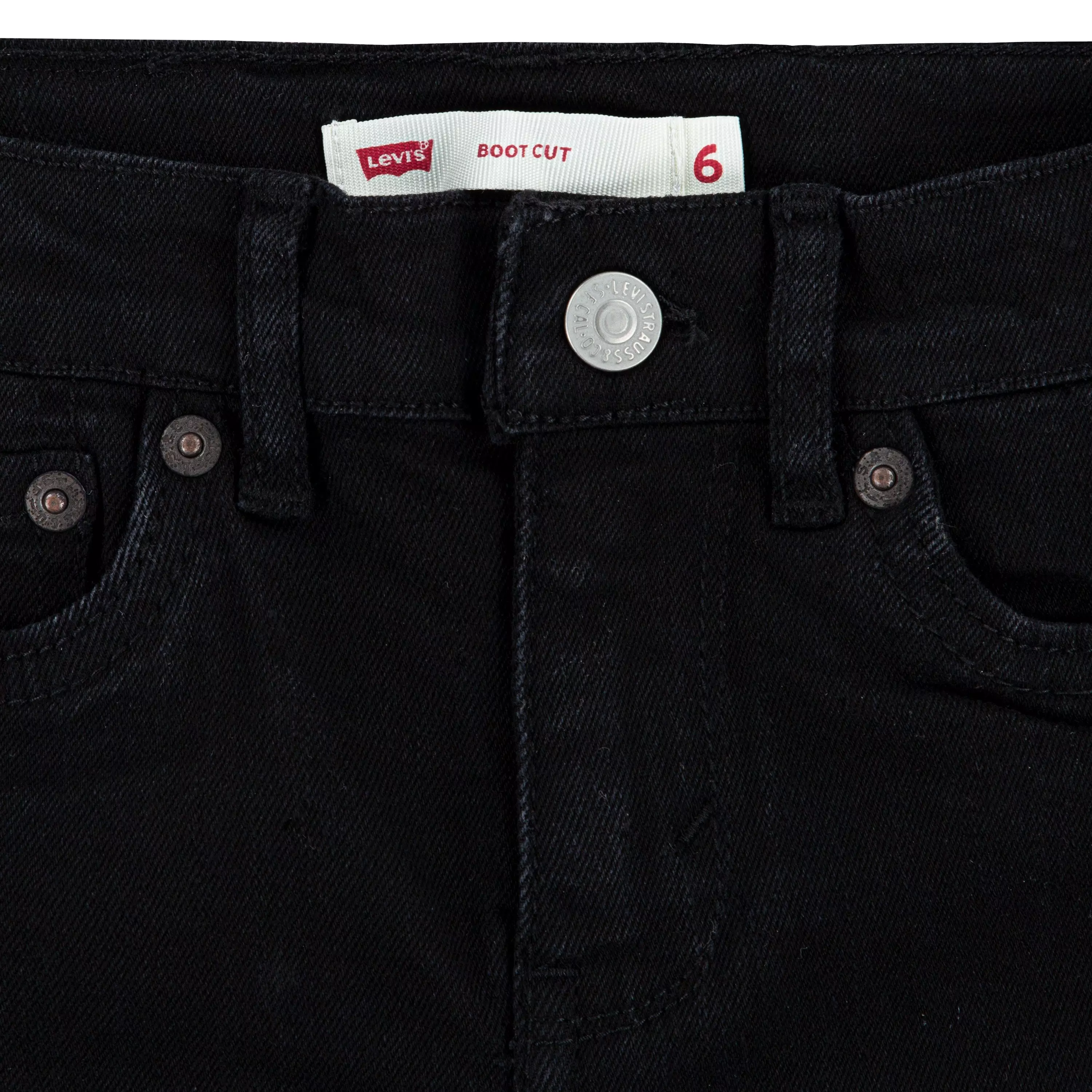 Levi's Little Girls' Classic Bootcut Black Wash Denim Jeans - BLACK