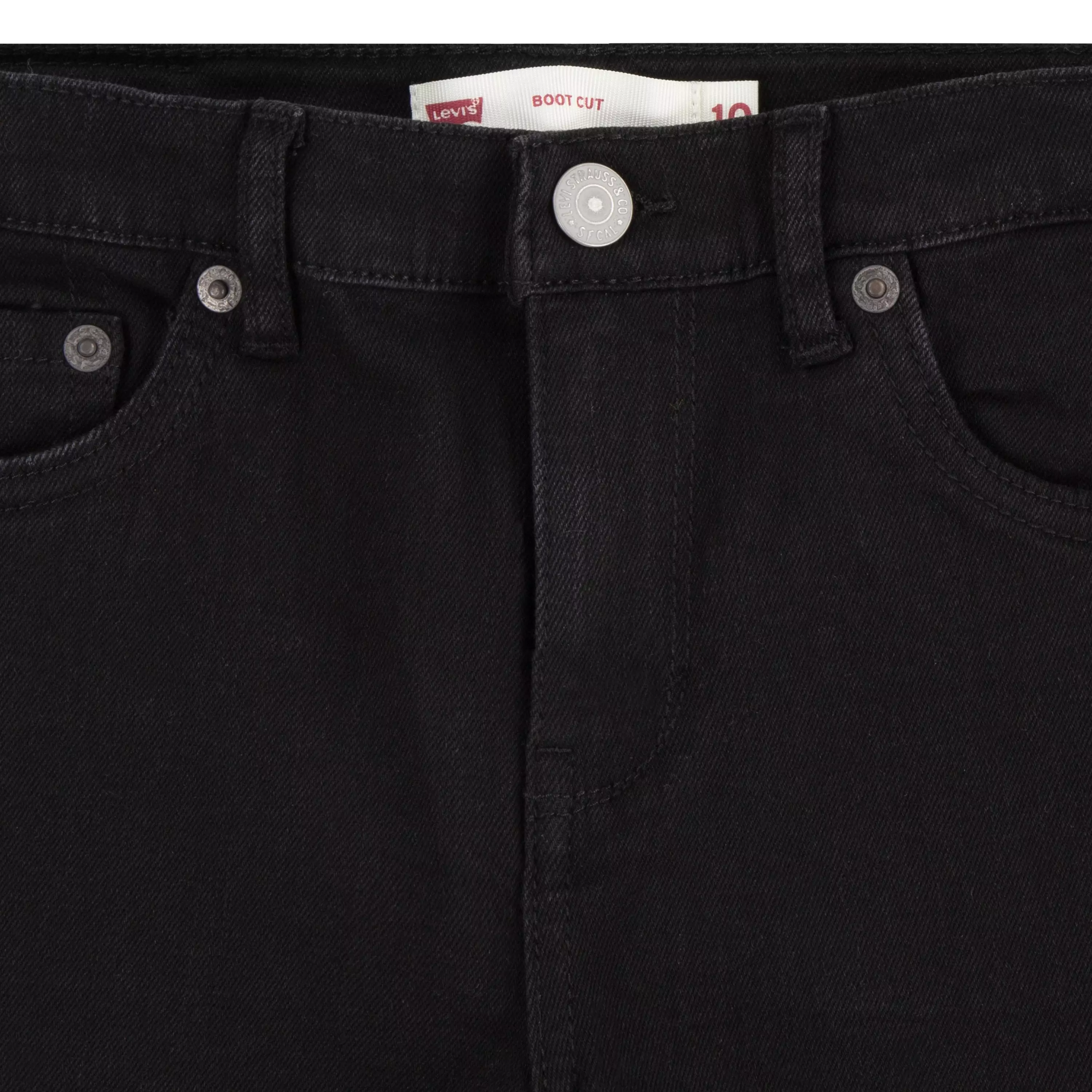 Levi's Big Girls' Classic Bootcut Black Wash Denim Jeans - BLACK