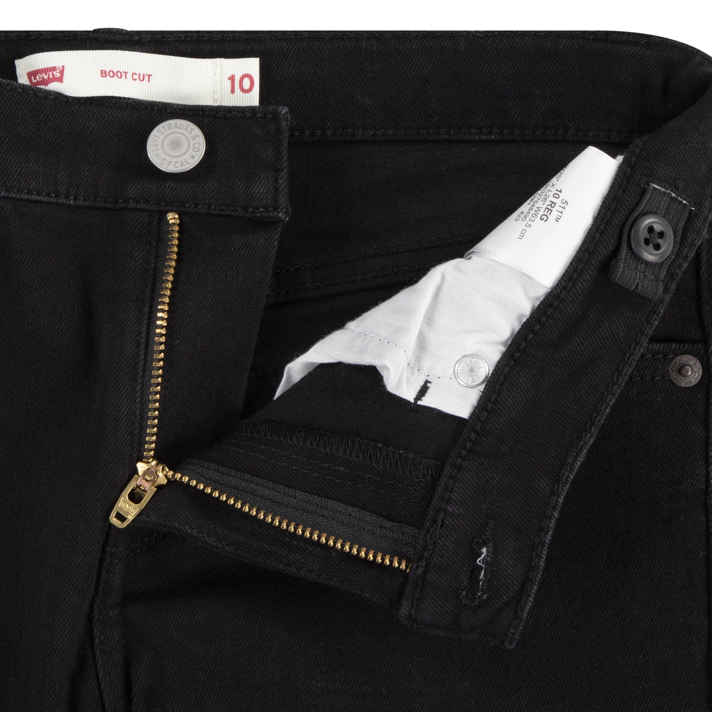 Levi's Classic Bootcut Big Girls' Black Wash Denim Jeans