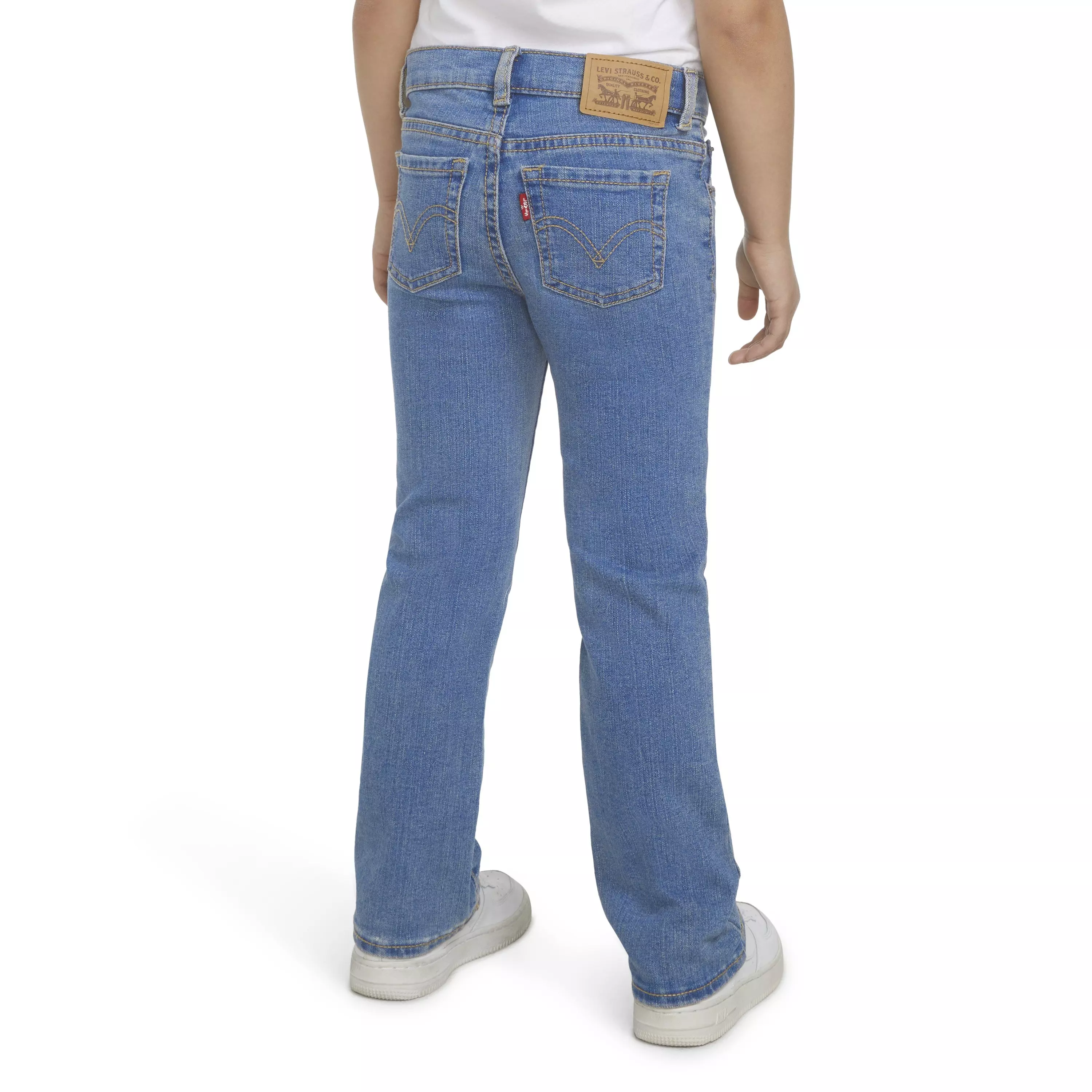 Levi's Little Girls' Classic Bootcut Medium Blue Wash Denim Jeans - MEDIUM BLUE