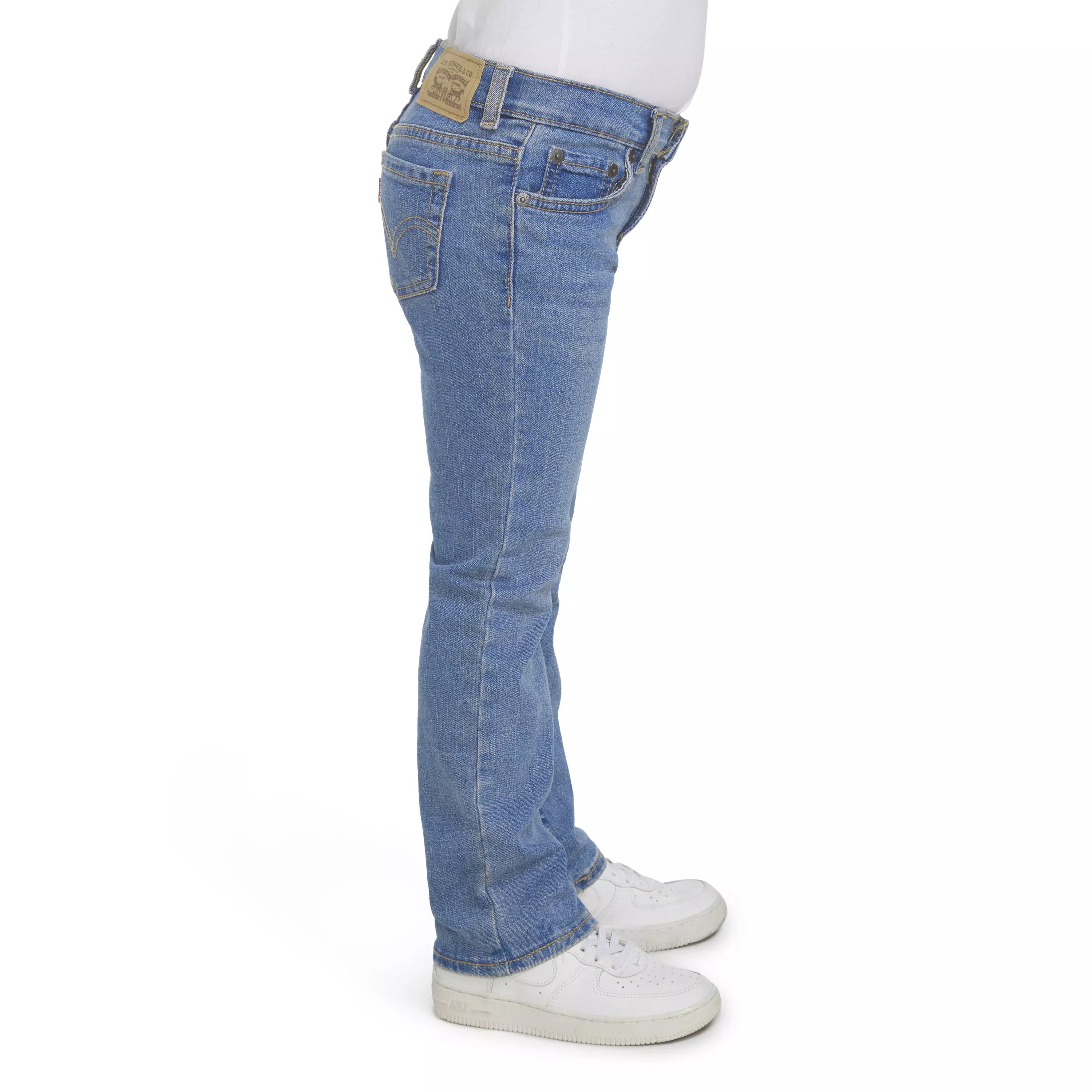 Levi's Little Girls' Classic Bootcut Medium Blue Wash Denim Jeans - MEDIUM BLUE