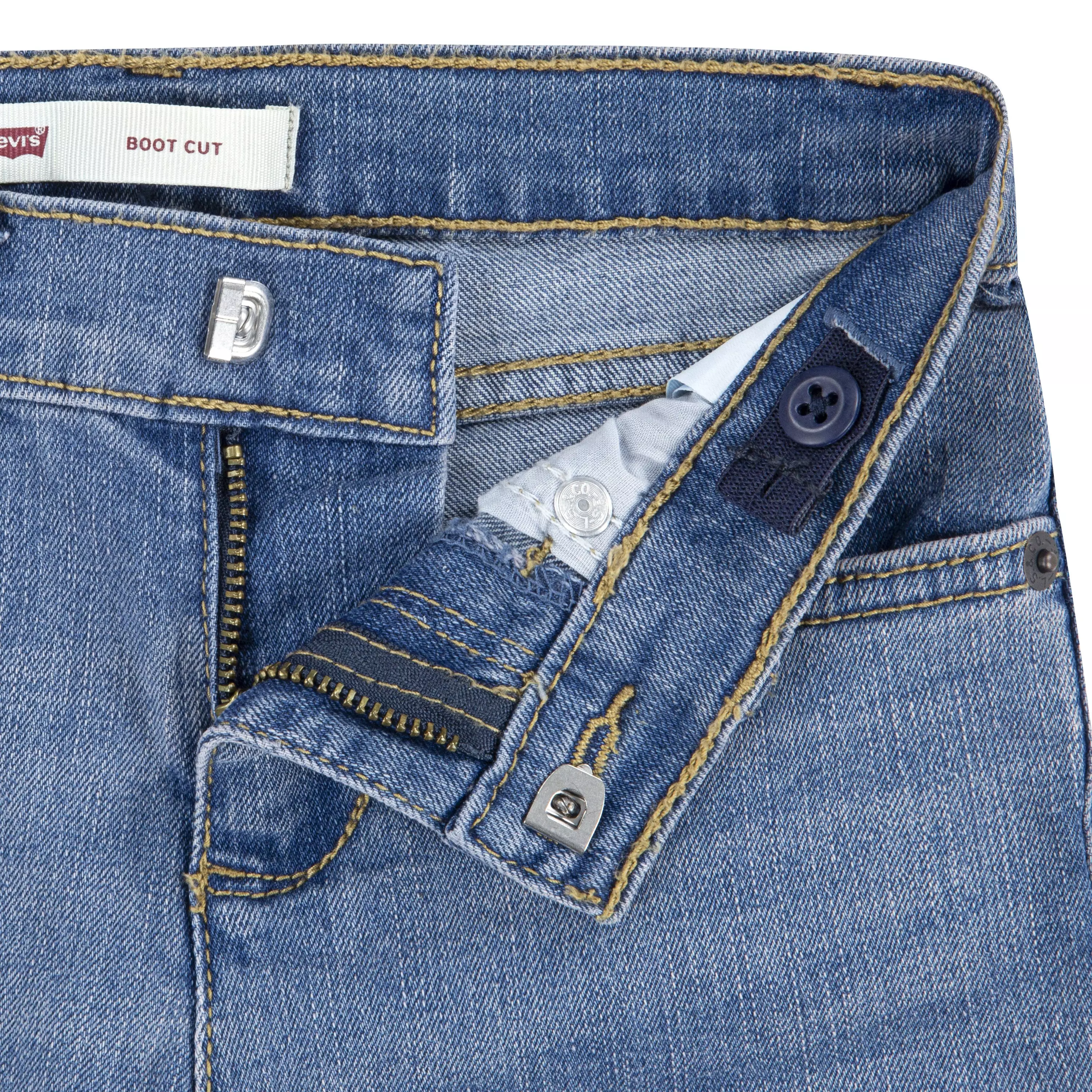 Levi's Little Girls' Classic Bootcut Medium Blue Wash Denim Jeans - MEDIUM BLUE