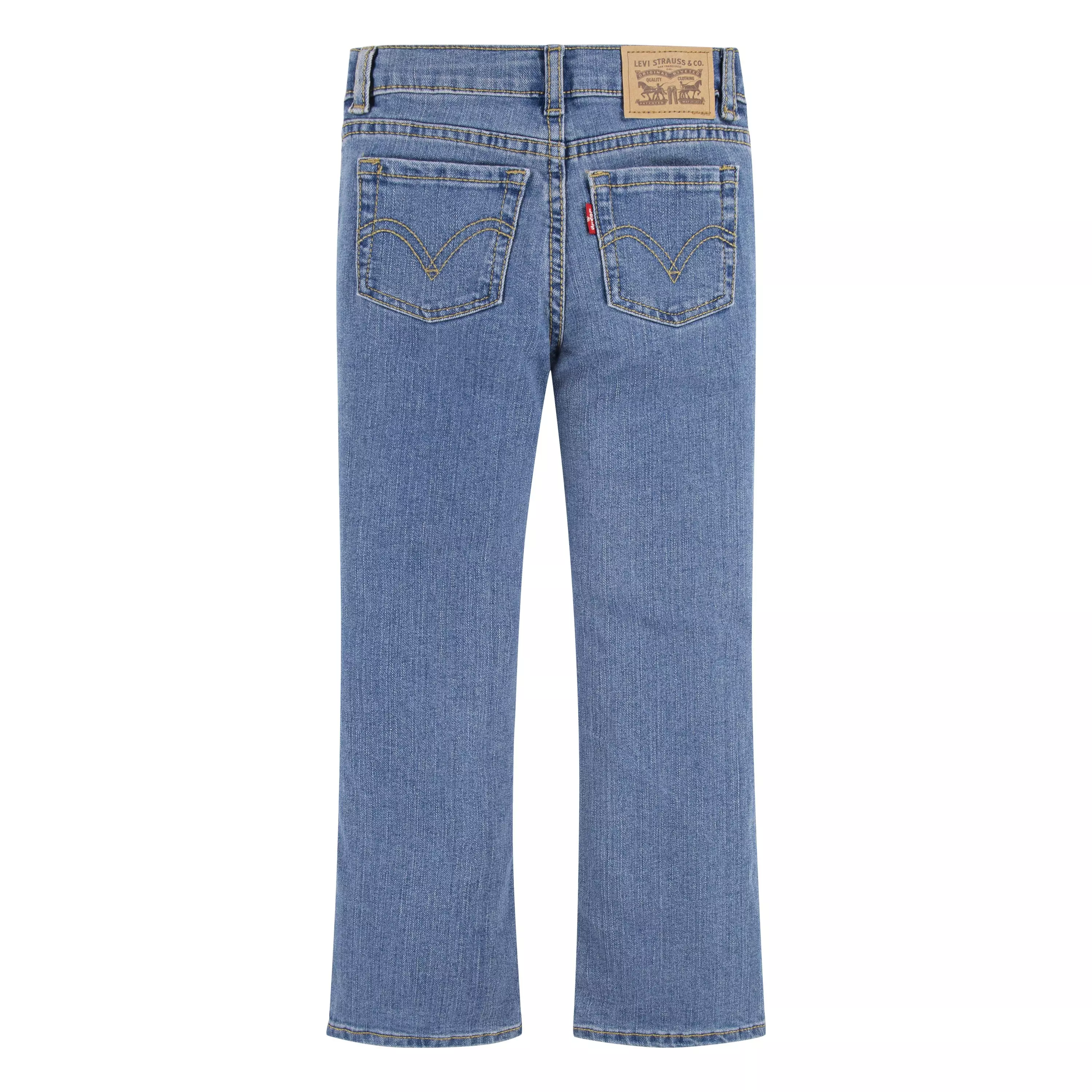 Levi's Little Girls' Classic Bootcut Medium Blue Wash Denim Jeans - MEDIUM BLUE