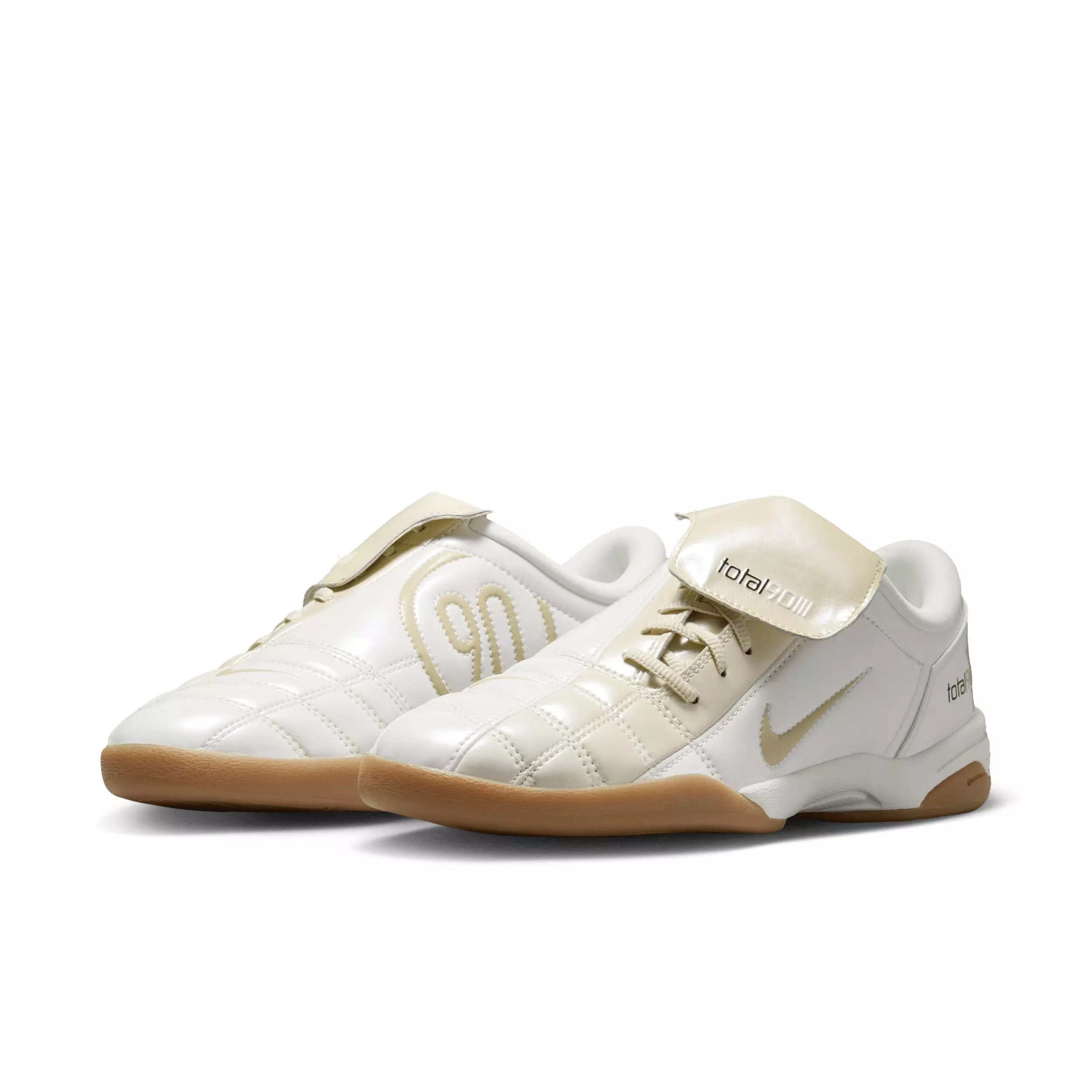 Nike T90 SE "Sail/Gum Light Brown/Black/Light Khaki" Women's Shoe - SAIL/LT BROWN/BLACK/LT KHAKI