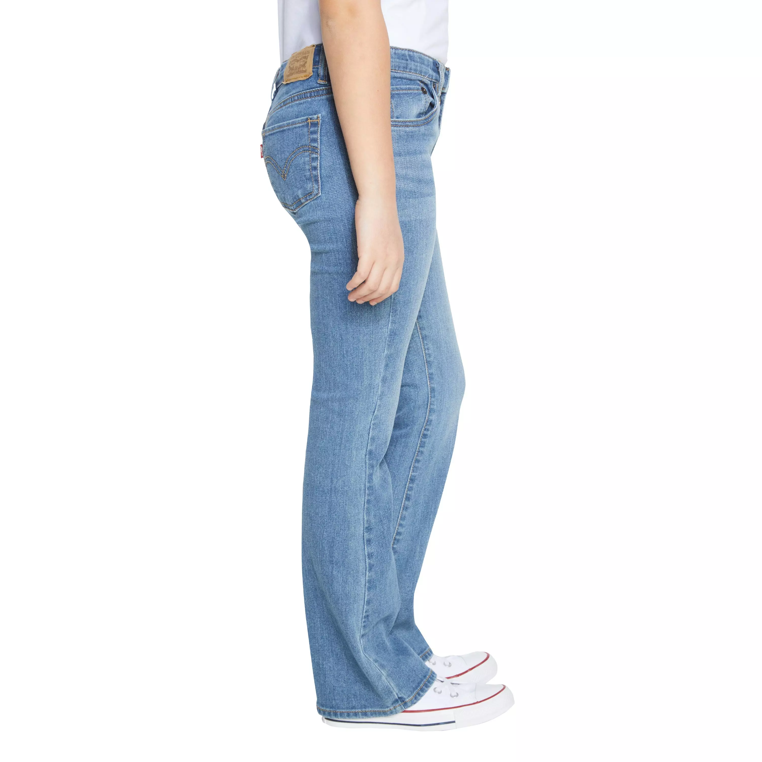 Levi's Big Girls' Classic Bootcut Medium Blue Wash Denim Jeans - MEDIUM BLUE