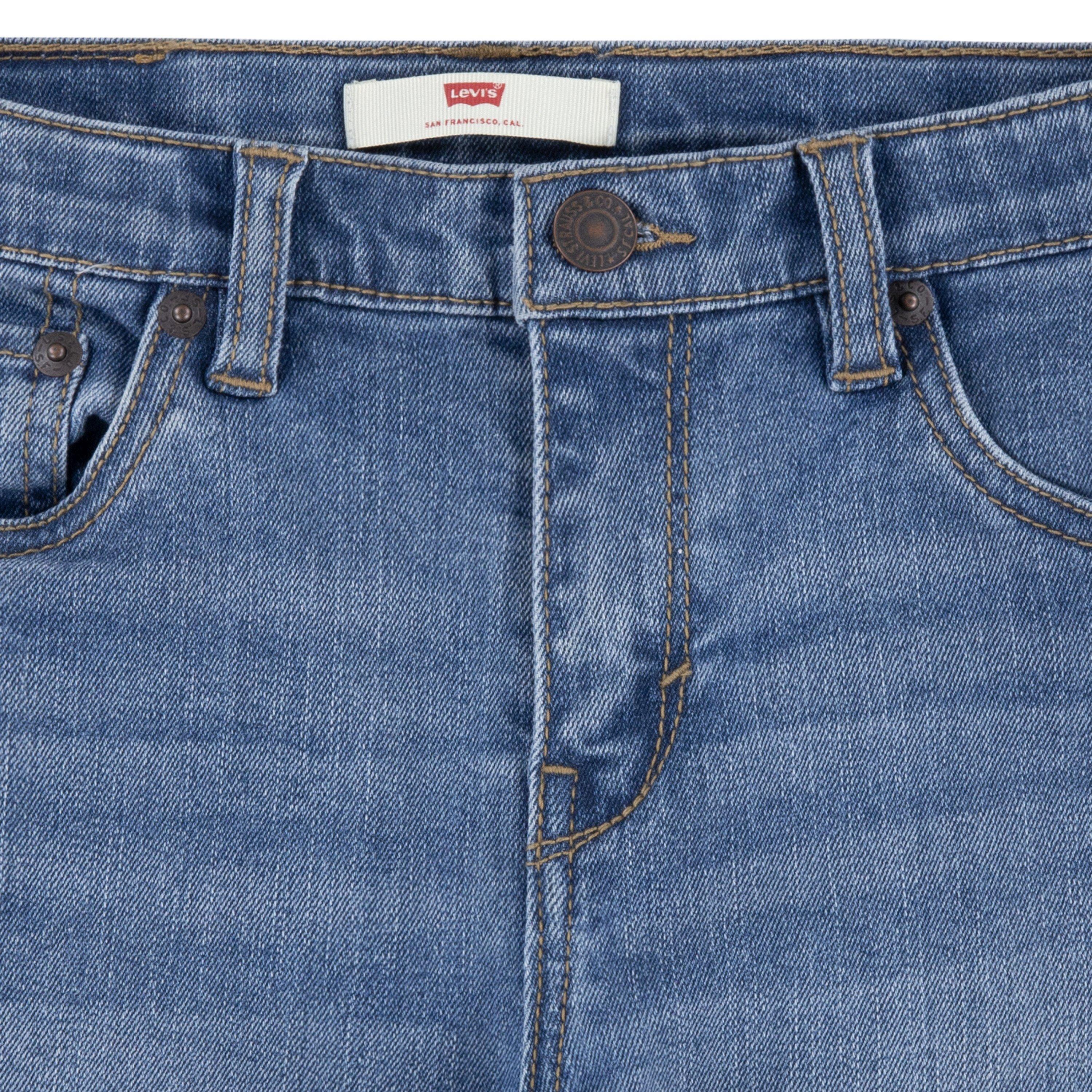 Levi's Big Girls' Classic Bootcut Medium Wash Denim Jeans - Blue - MEDIUM BLUE Thumbnail View 4