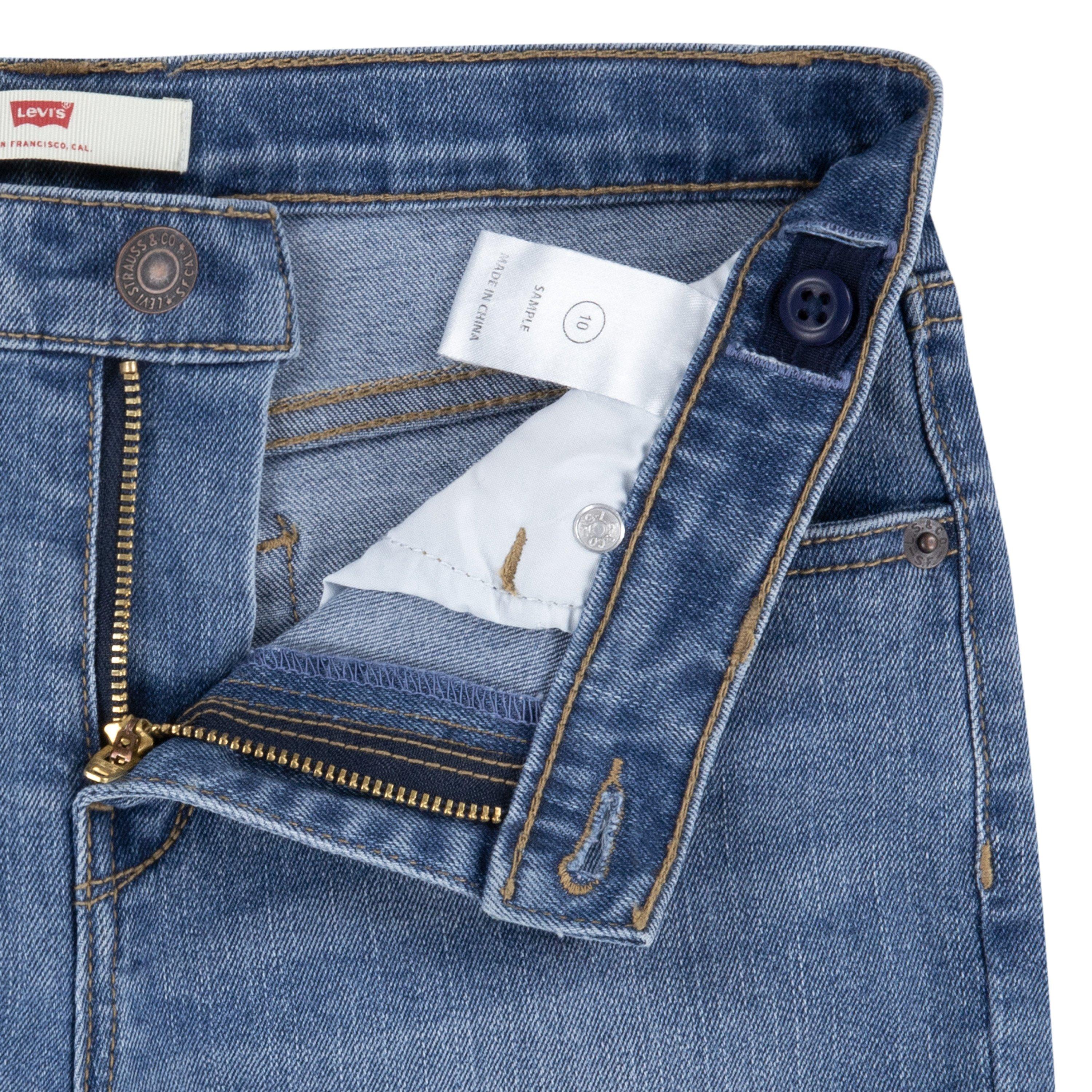 Levi's Big Girls' Classic Bootcut Medium Wash Denim Jeans - Blue - MEDIUM BLUE Thumbnail View 5