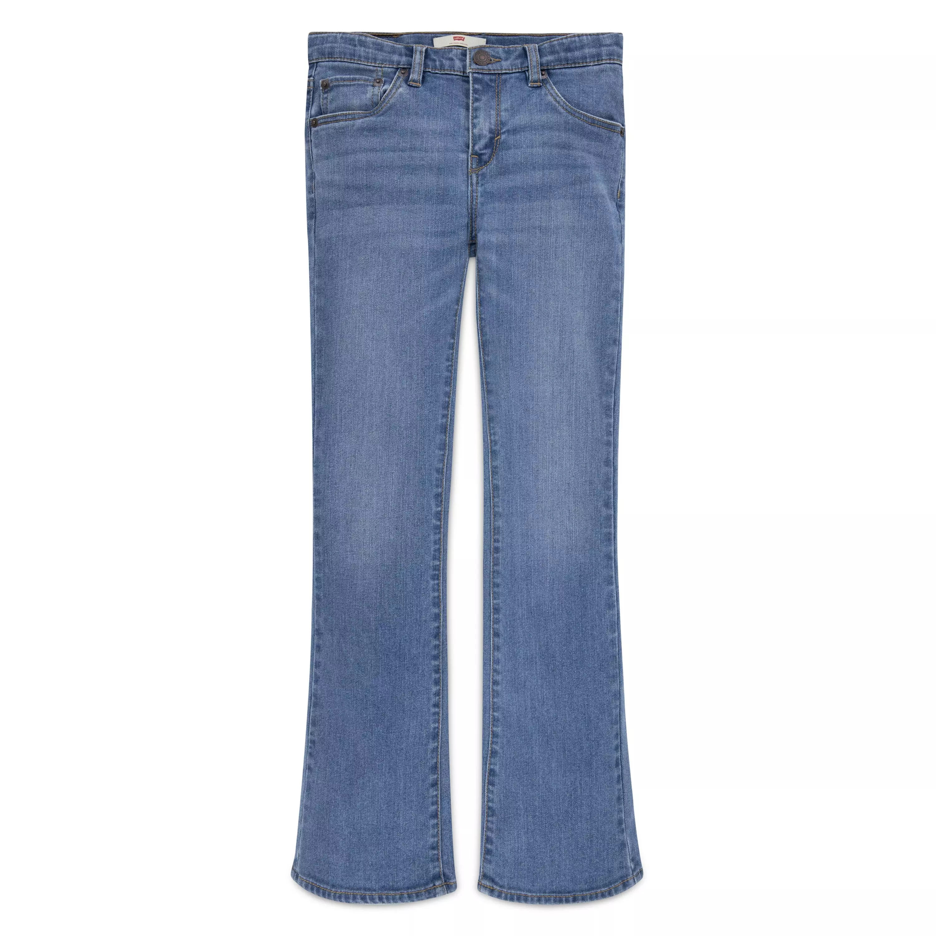 Levi's Big Girls' Classic Bootcut Medium Blue Wash Denim Jeans - MEDIUM BLUE