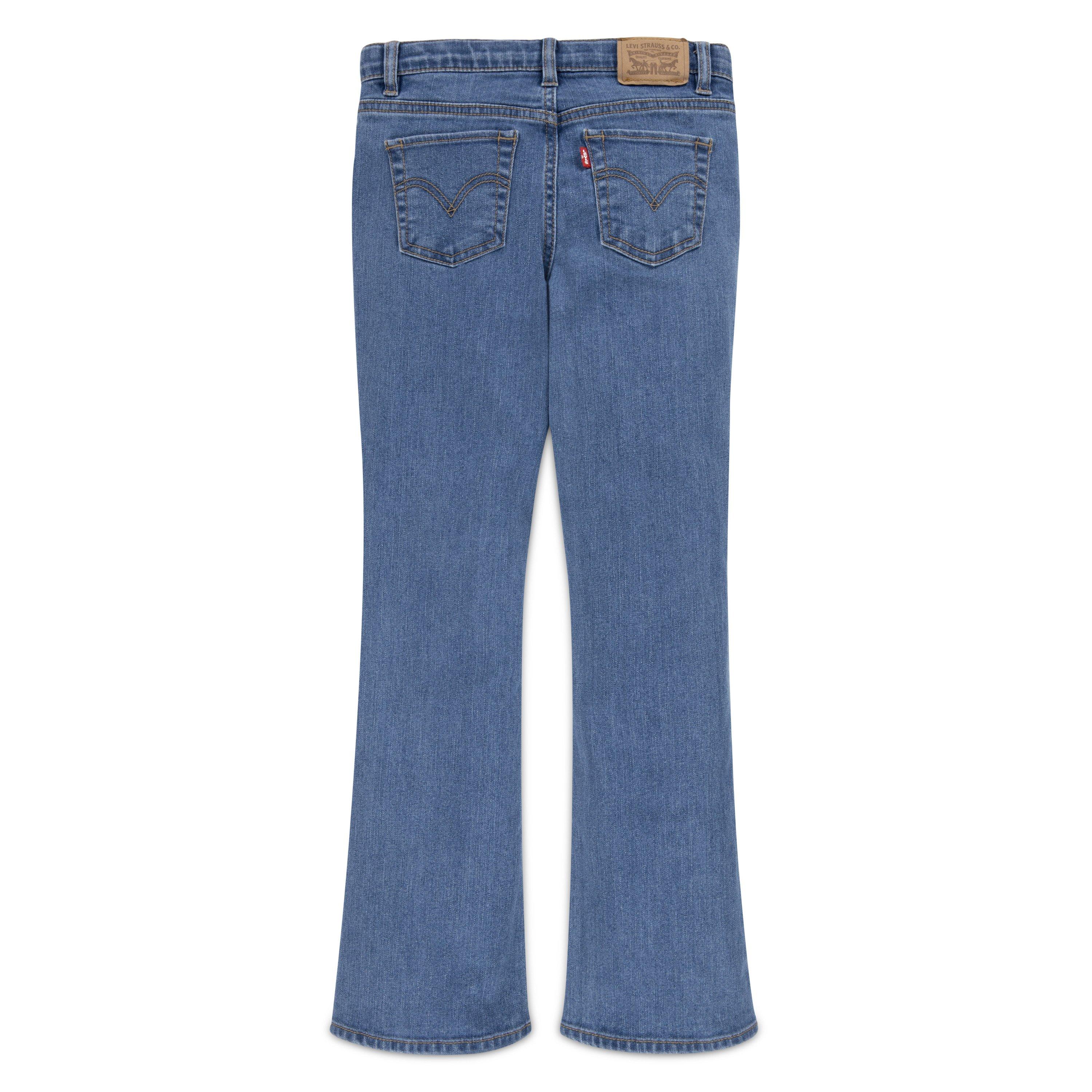 Levi's Big Girls' Classic Bootcut Medium Wash Denim Jeans - Blue - MEDIUM BLUE Thumbnail View 8