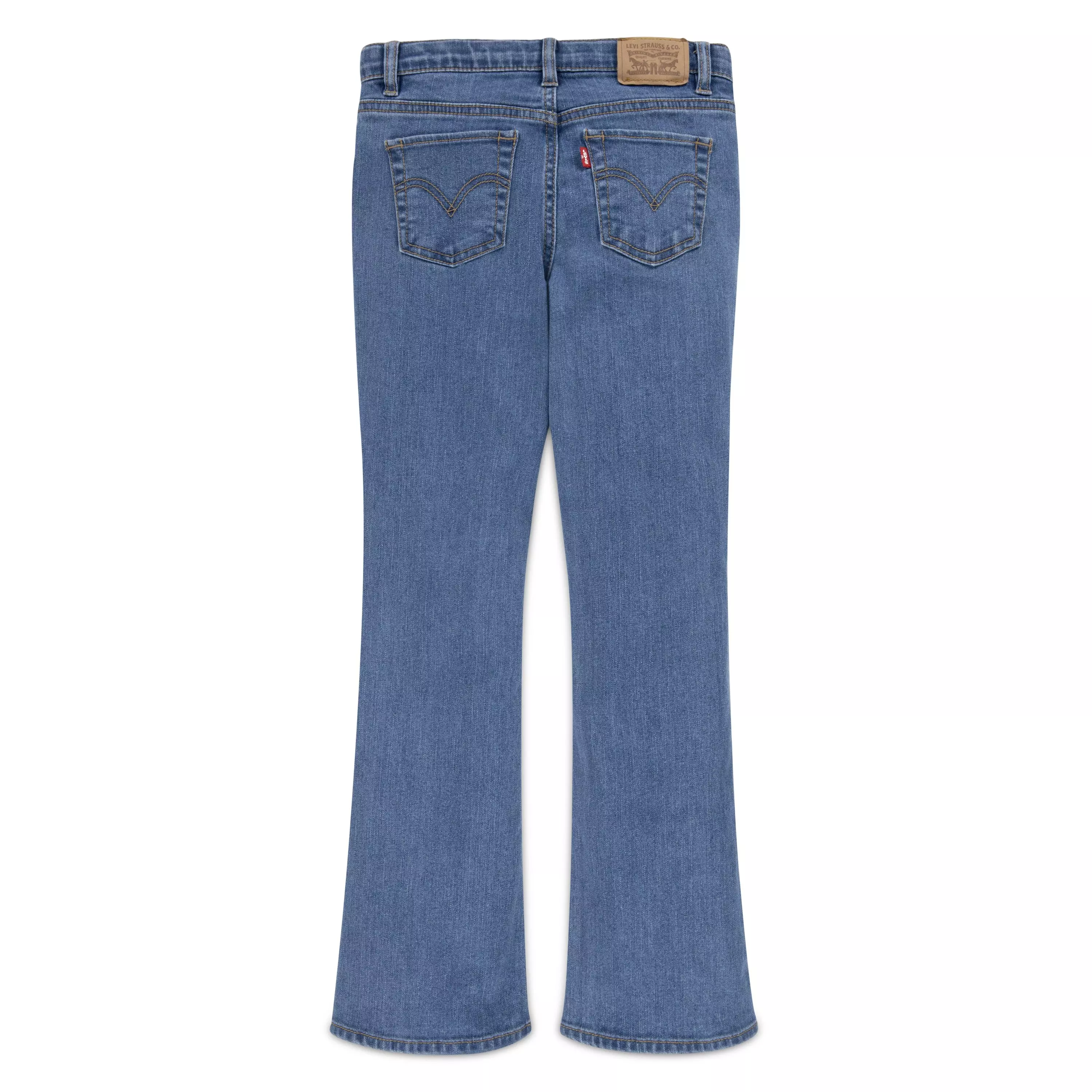 Levi's Big Girls' Classic Bootcut Medium Wash Denim Jeans - Blue - MEDIUM BLUE