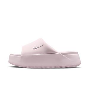Nike Calm Elevation "Bleached Lilac/Bleached Lilac" Women's Slide - LILAC/LILAC
