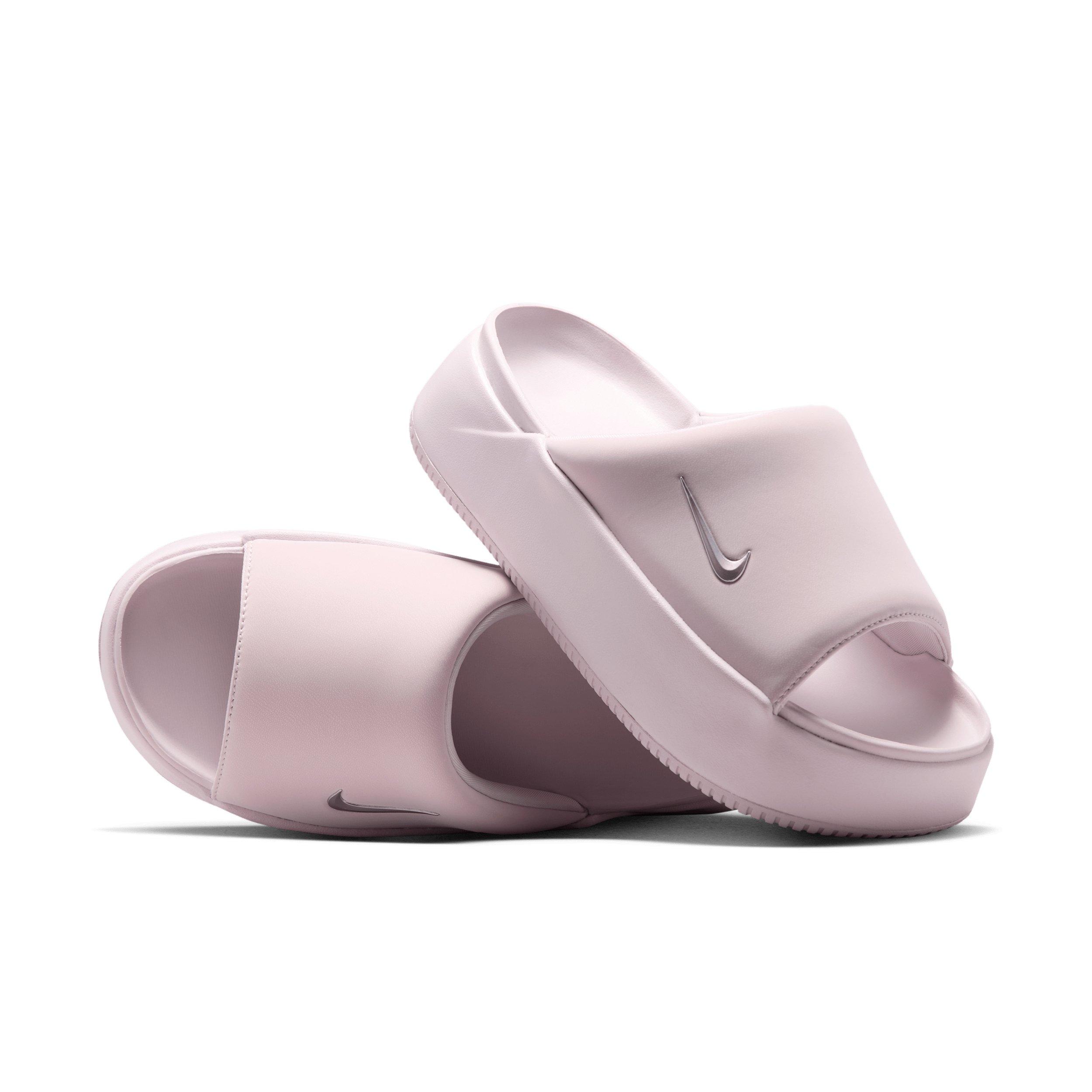 Nike Calm Elevation "Bleached Lilac/Bleached Lilac" Women's Slide - LILAC/LILAC Thumbnail View 3