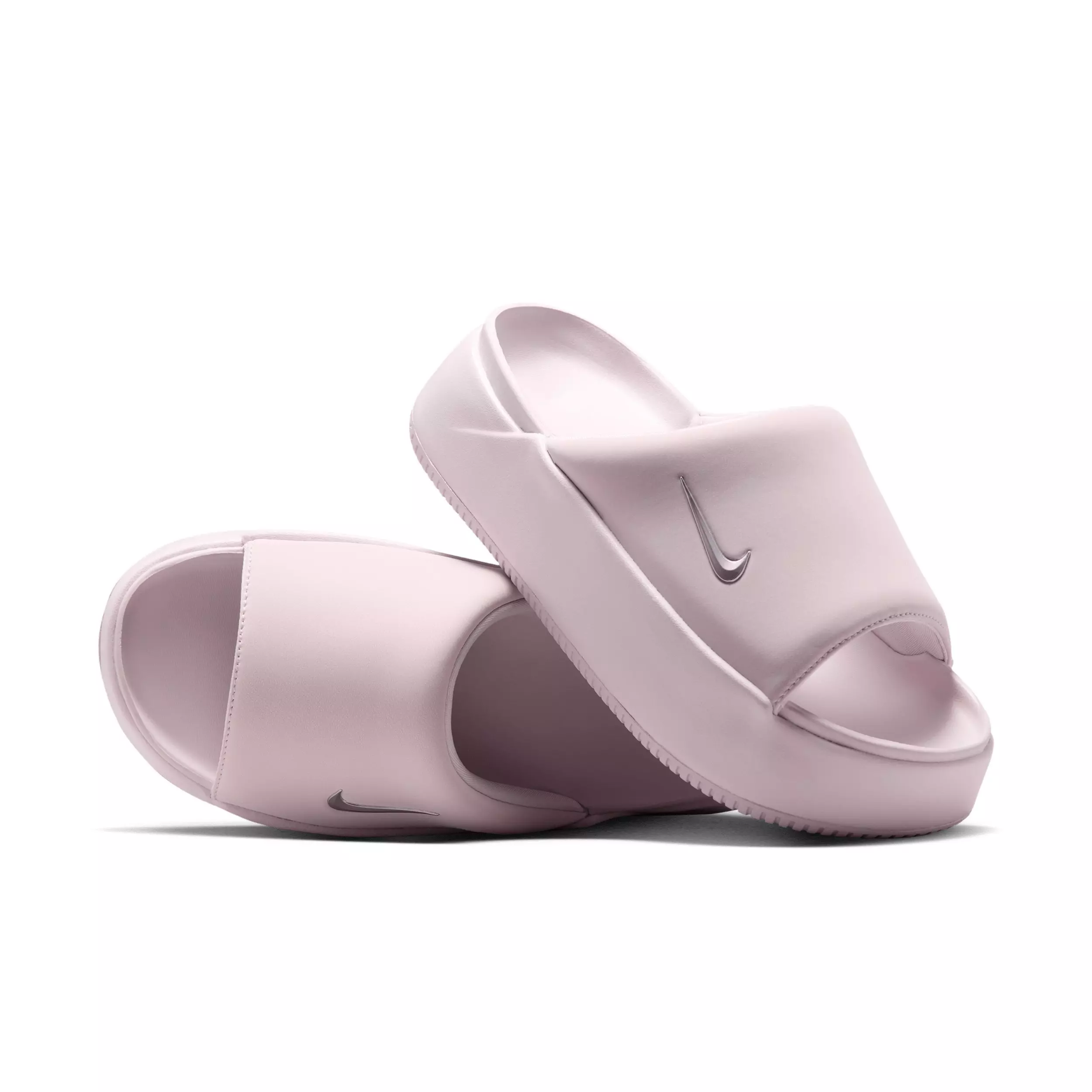 Nike Calm Elevation "Bleached Lilac/Bleached Lilac" Women's Slide - LILAC/LILAC