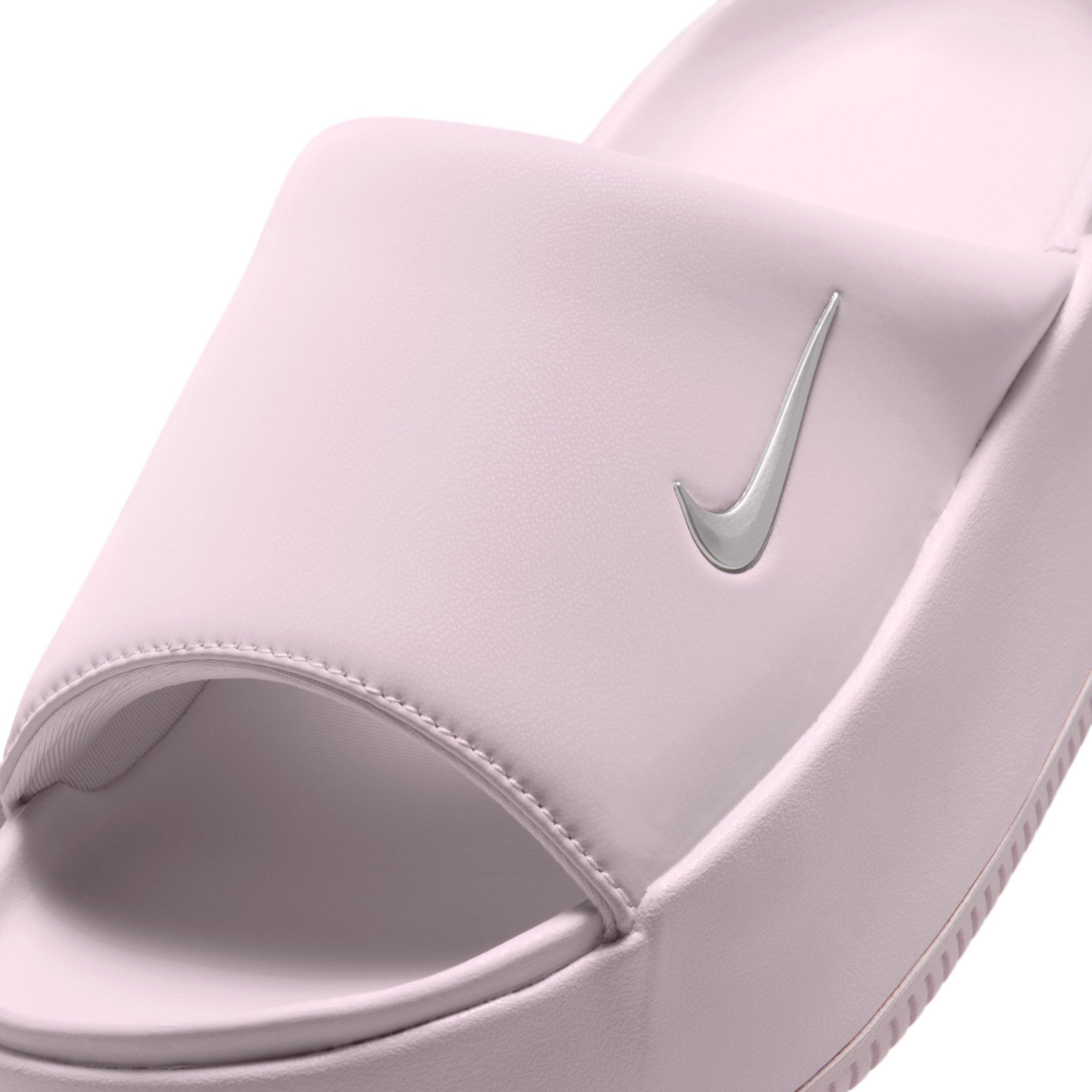 Nike Calm Elevation "Bleached Lilac/Bleached Lilac" Women's Slide - LILAC/LILAC Thumbnail View 5