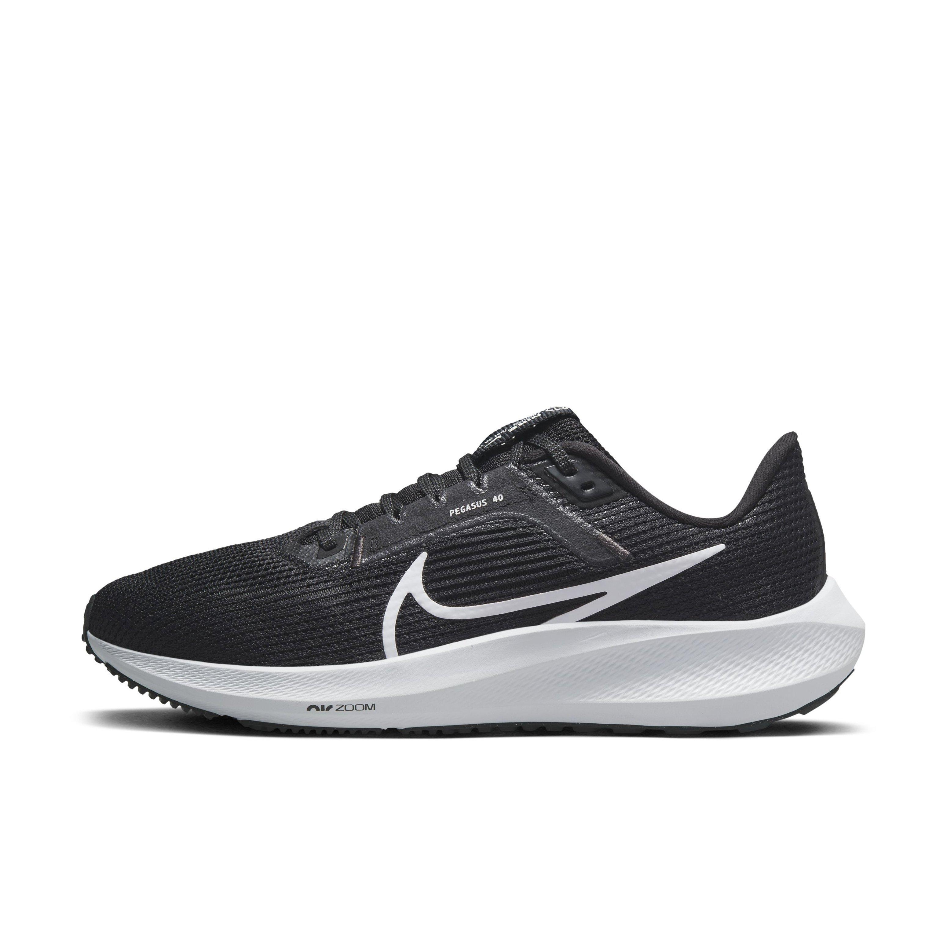 Nike Pegasus 40 "Black/Iron Grey/White" Women's Road Running Shoe - BLACK/GREY/WHITE Thumbnail View 2