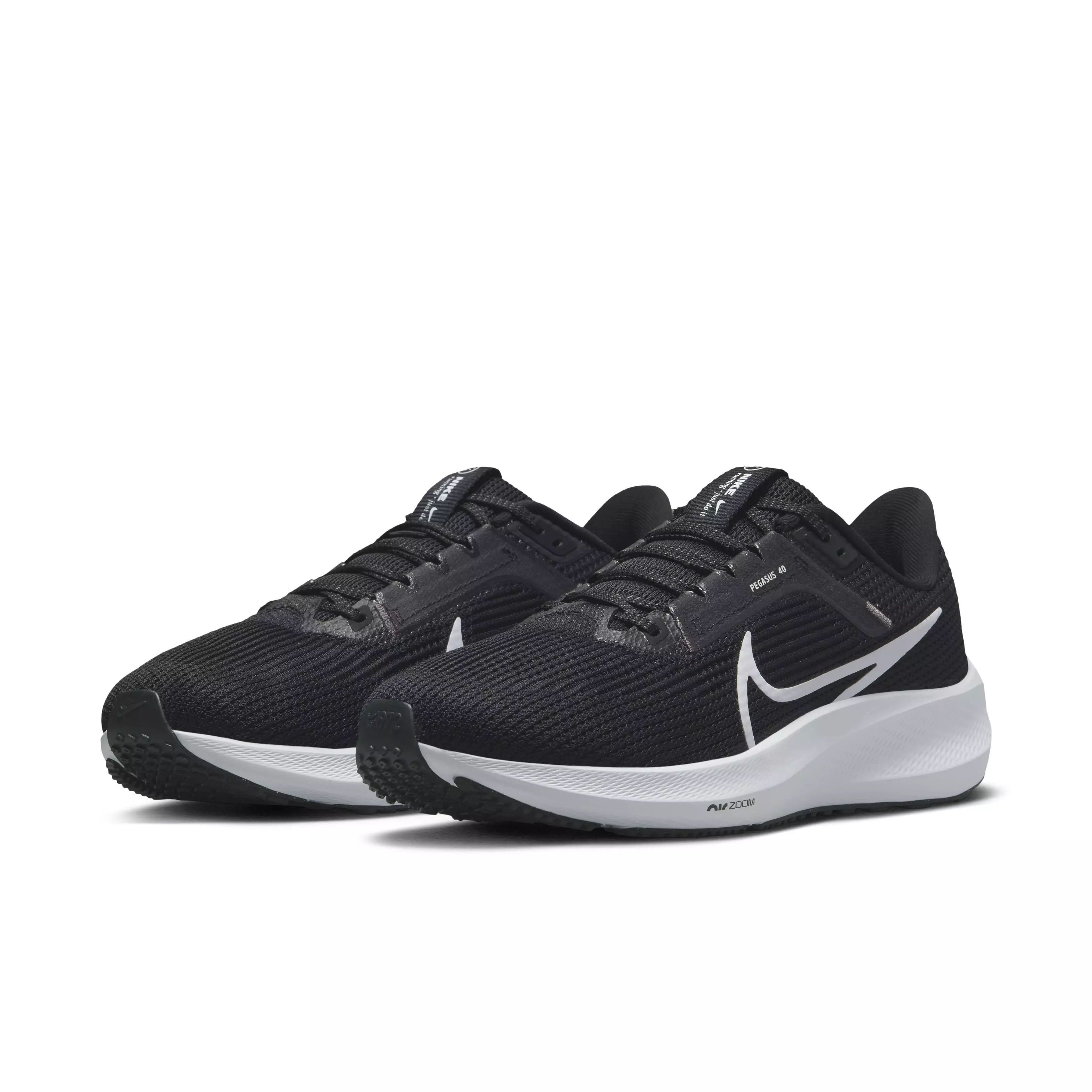 Nike Pegasus 40 "Black/Iron Grey/White" Women's Road Running Shoe - BLACK/GREY/WHITE